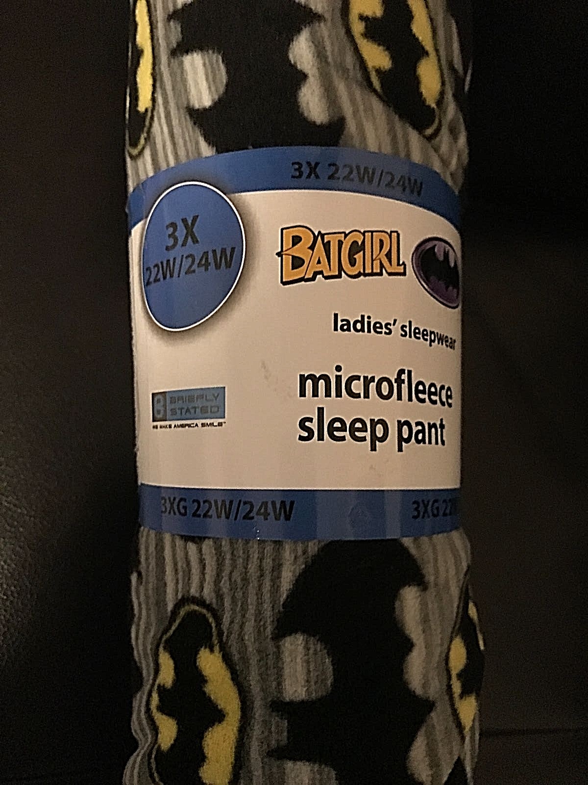 Batman Ladies MicroFleece Lounge Sleep Pants Officially Licensed Sz 3XL NEW