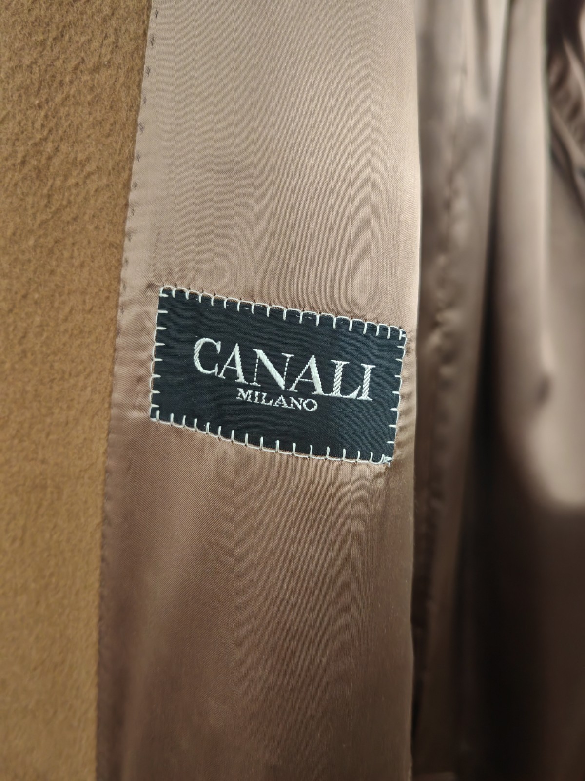 CANALI 1000€ Men’s Coat 100% Virgin Wool Size EU 52 ( XL ) Made In Italy