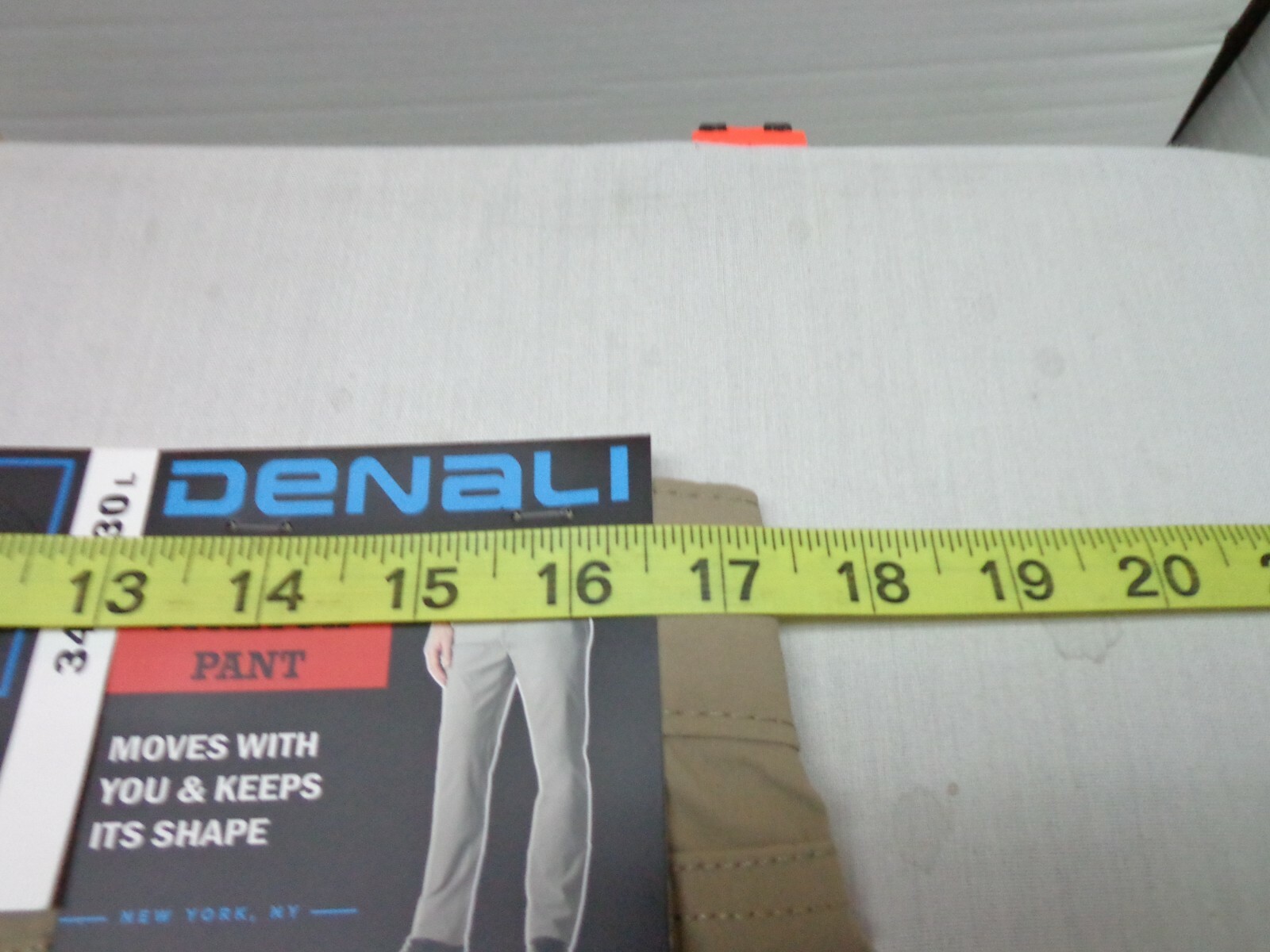 DENALI Delta Khaki Technical Stretch Pants NWT 34/30 MSRP $54