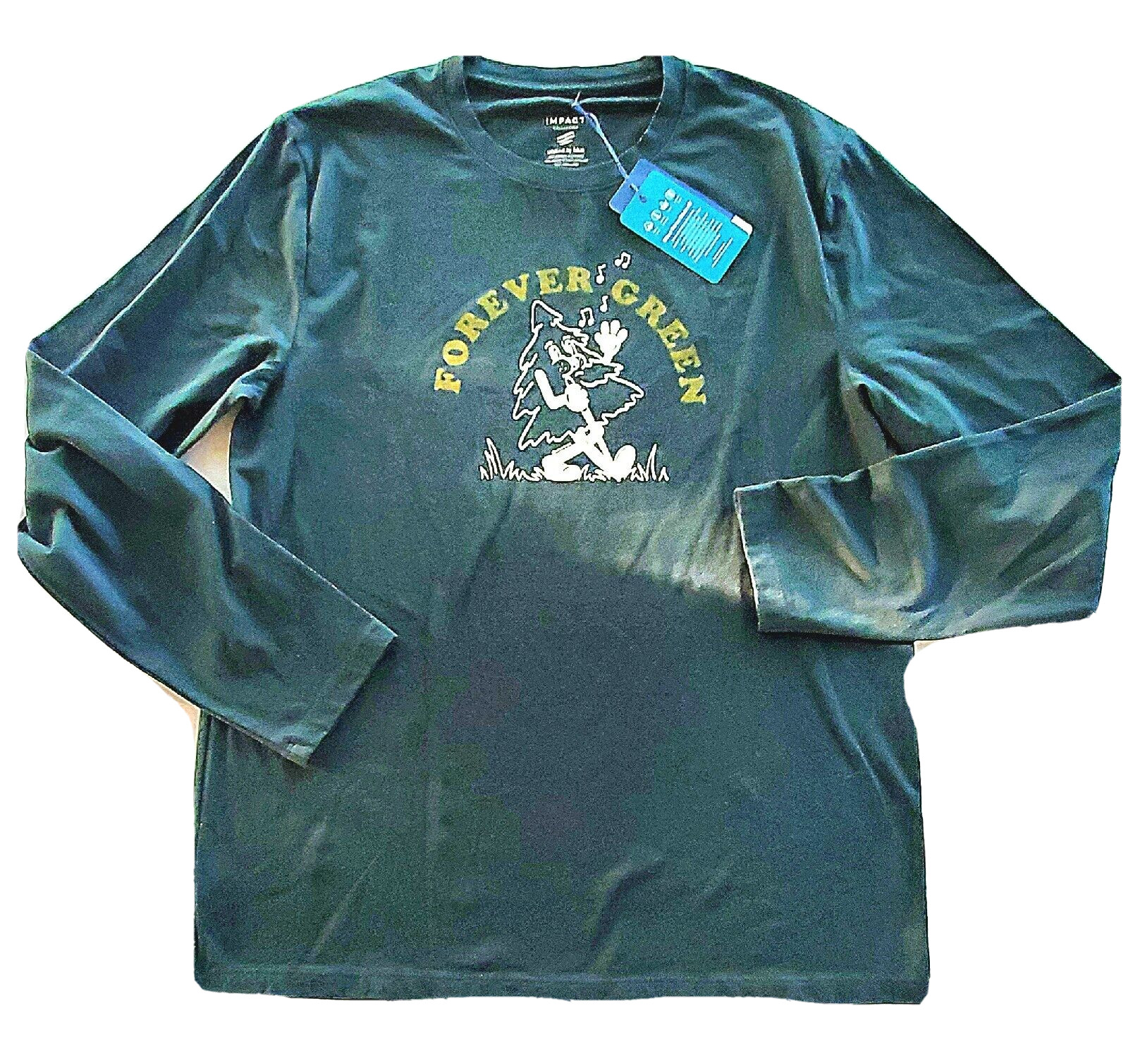 NWT United By Blue Impact Collection Men’s Medium Long S T-shirt “Forever Green”