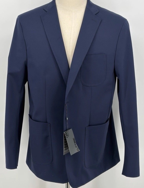 G/Fore Mens Twilight Blue Performance Blazer Suit Sport Jacket 44 NWT $585