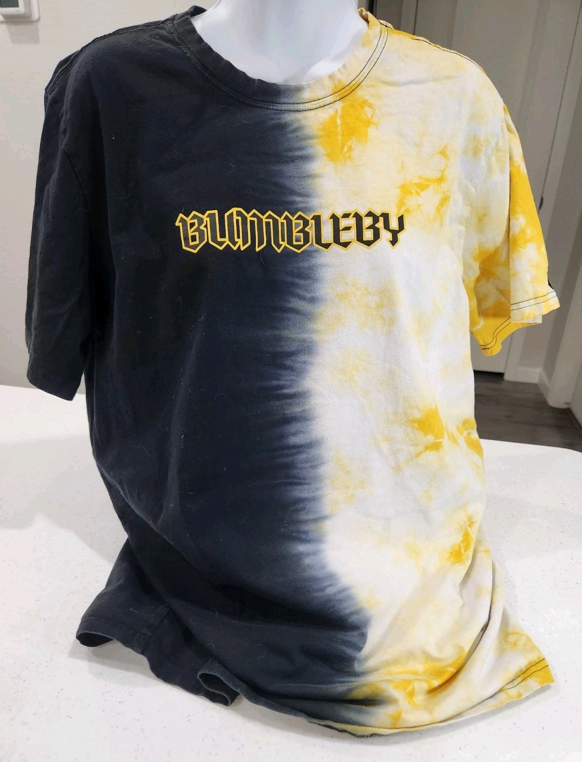Rare Official RWBY Rooster Teeth Tie-Dye T-Shirt Size L Bumbleby Embroidered Tee
