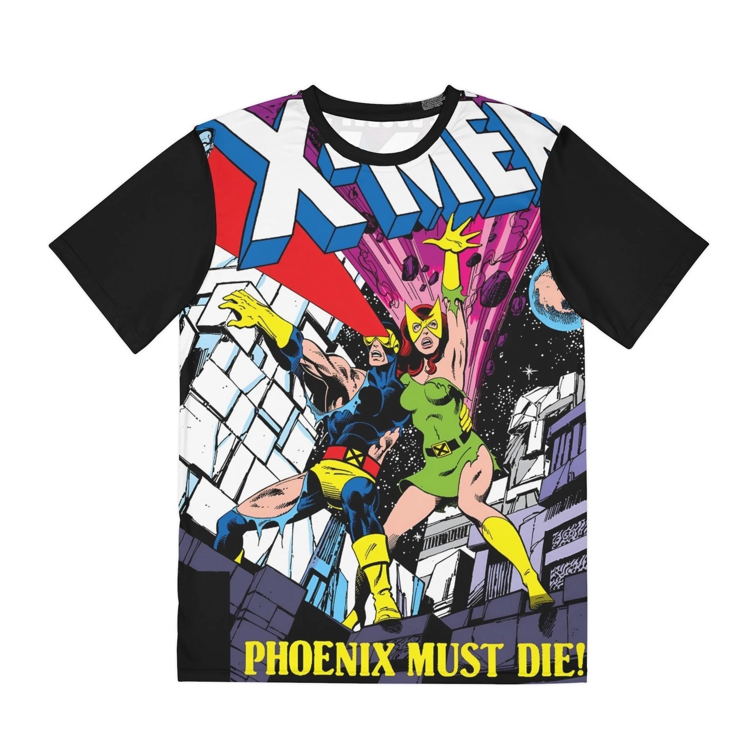 Uncanny X-Men All Over Print Tee (Polyester) – John Byrne Art – Marvel Comics