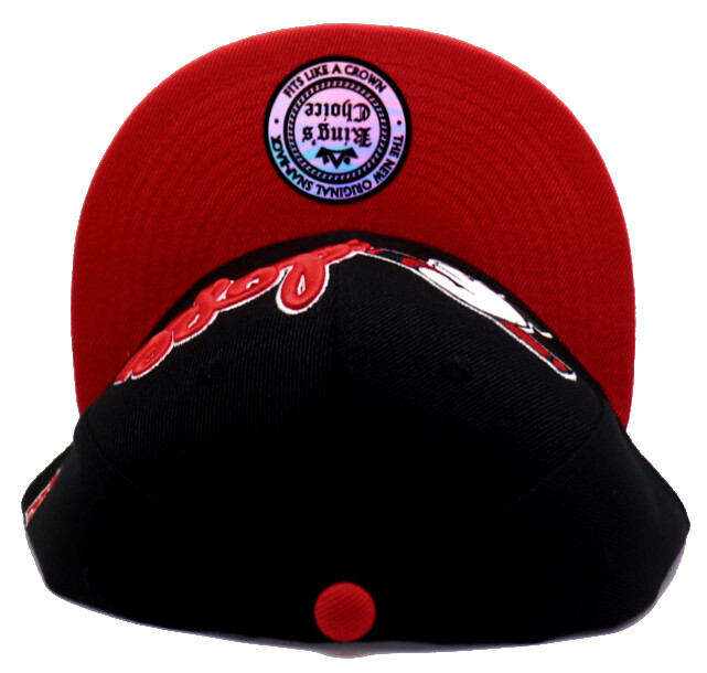 King’s New Leader Dope Drawing Diamond Money Black Red Era Snapback Hat Cap