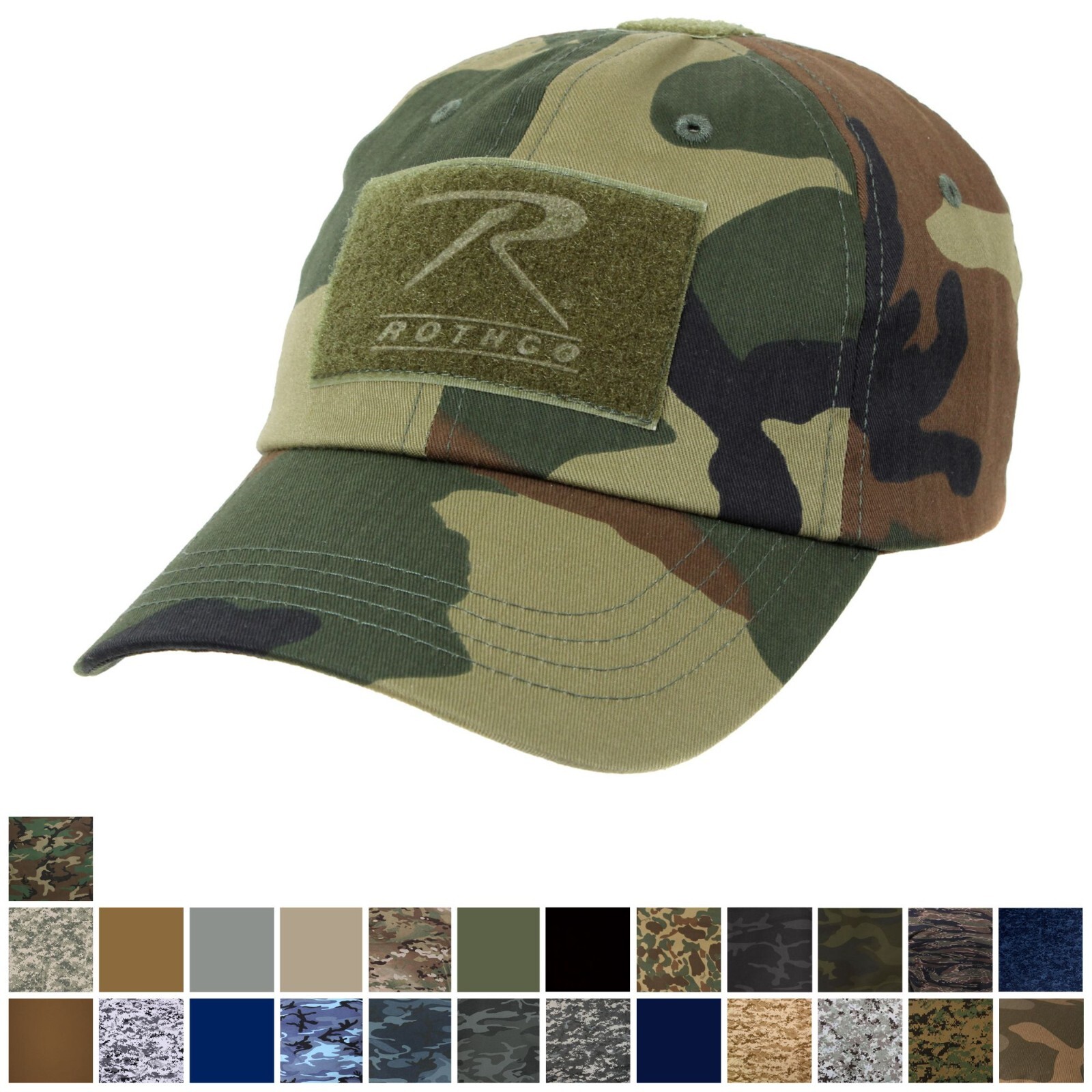 Tactical Operator Cap Adjustable Military Contractor Hat Army Camo Patches