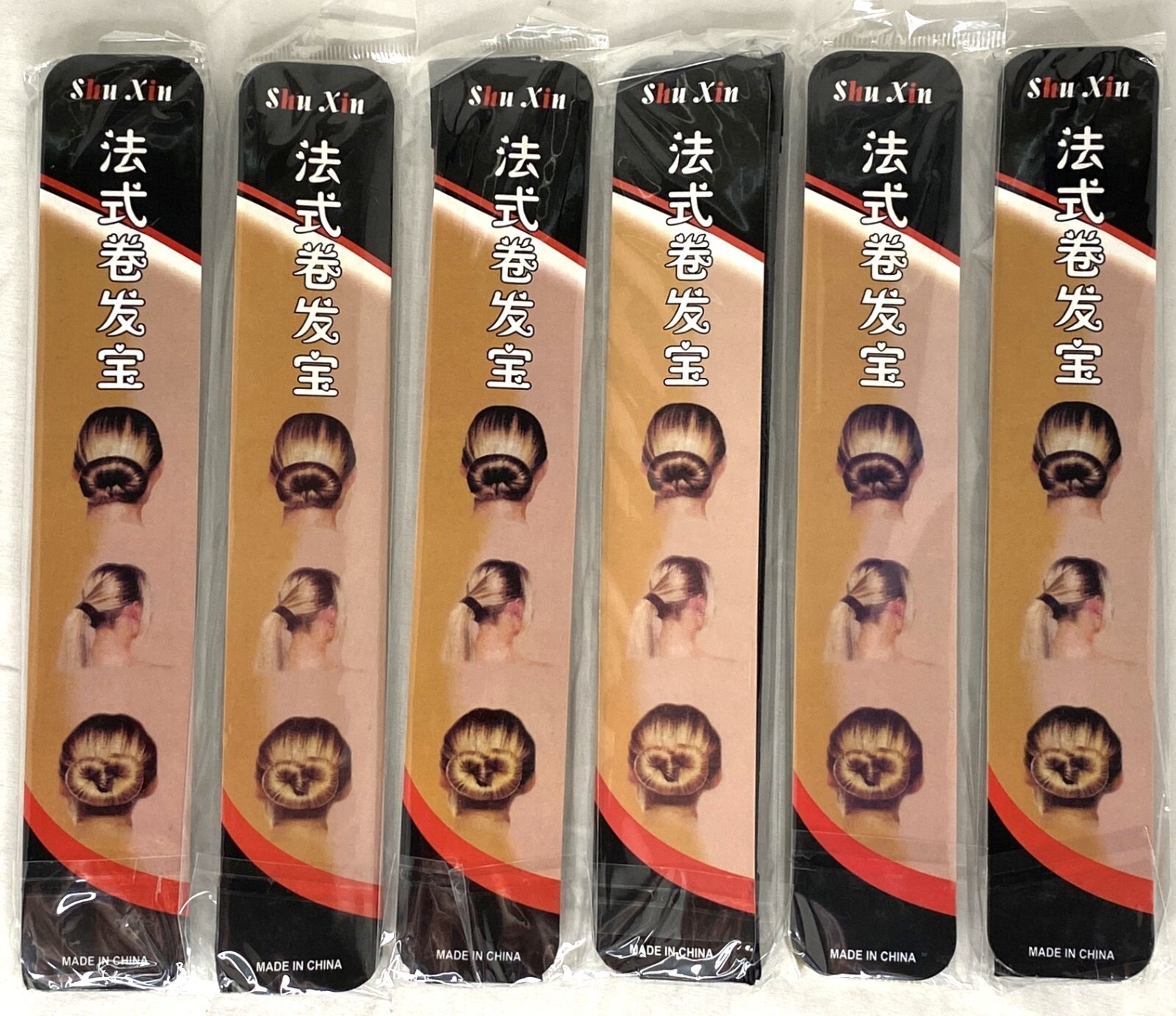 6 Pieces Shu Xin Magic Hair Bun Maker (colors as shown)