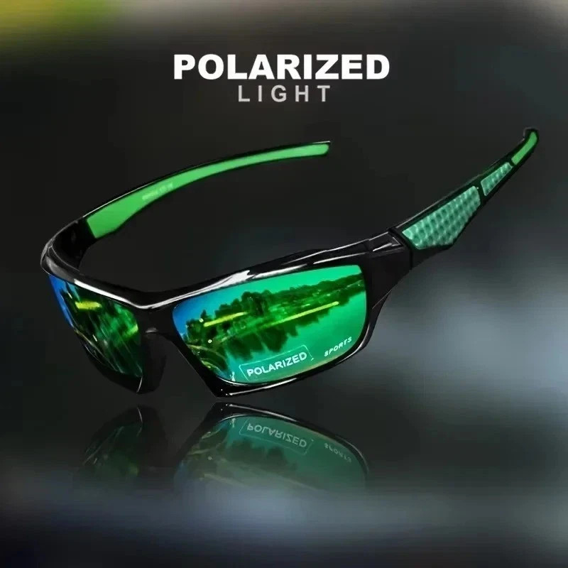 New 2025 Polarized Vertex Men AntiGlare Fishing Cycling Driving Sport Sunglasses