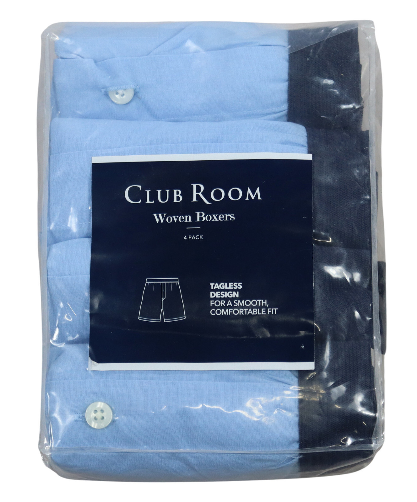 Club Room 4-Pack Woven Boxers 100% Cotton Men’s Underwear NIP – Pick Size