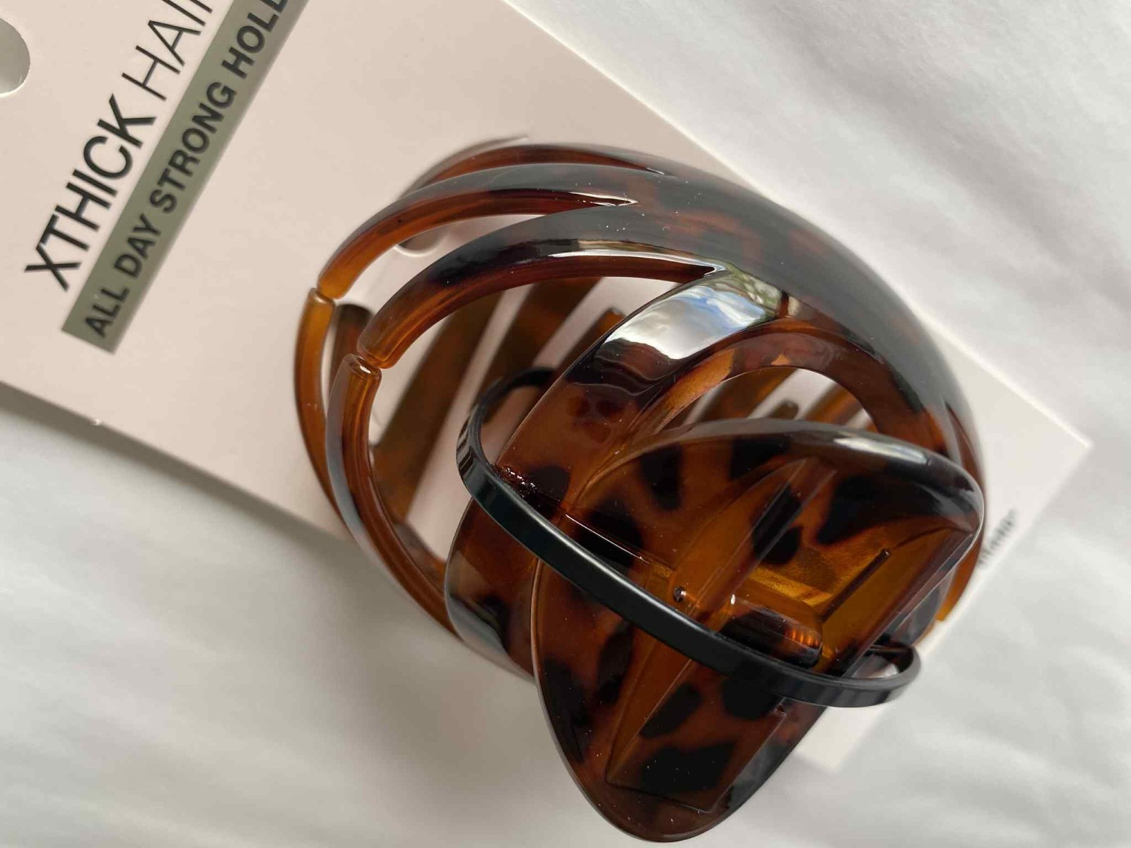 Scunci Claw Clip XThick Hair , All Day Strong Hold ( 1 pc ) Tortoise Jaw 32690