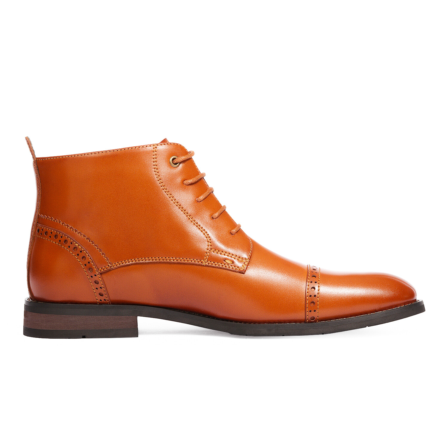 Men’s Dress Oxford Boots Cap Toe Side Lined Ankle Boot Shoes Size 6.5-15 US