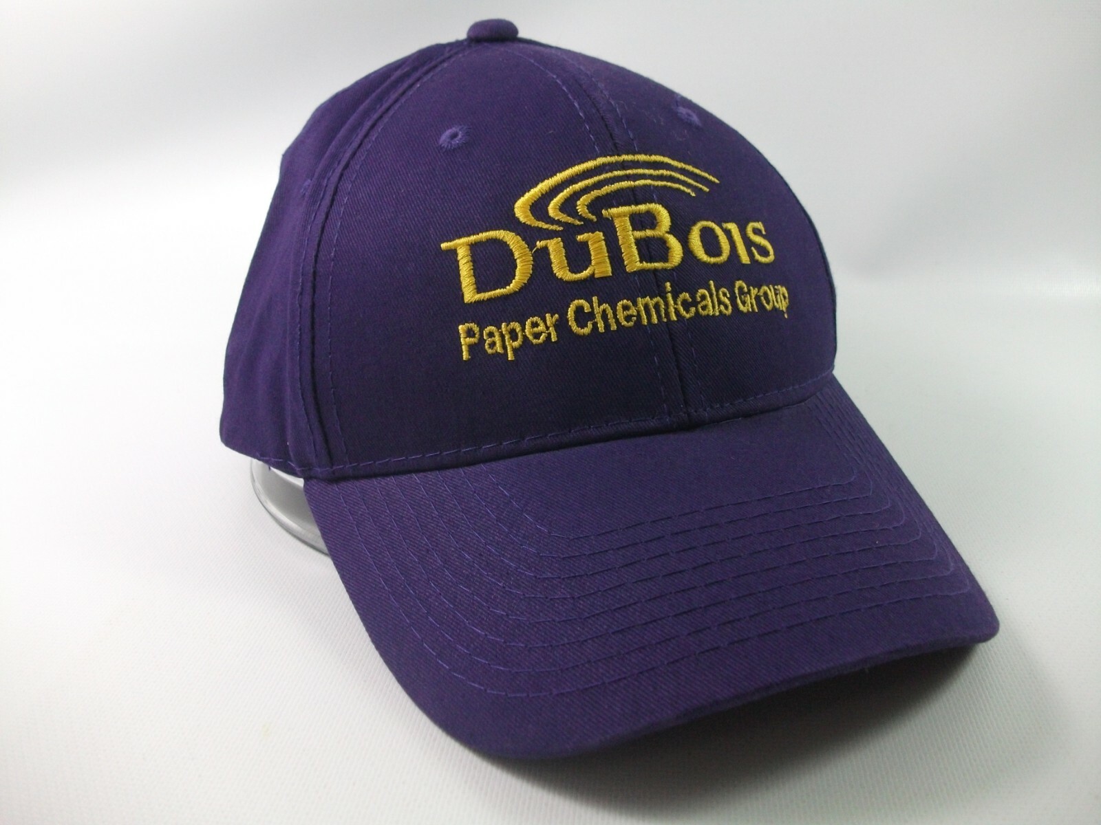DuBois Paper Chemicals Group Hat Purple Hook Loop Baseball Cap