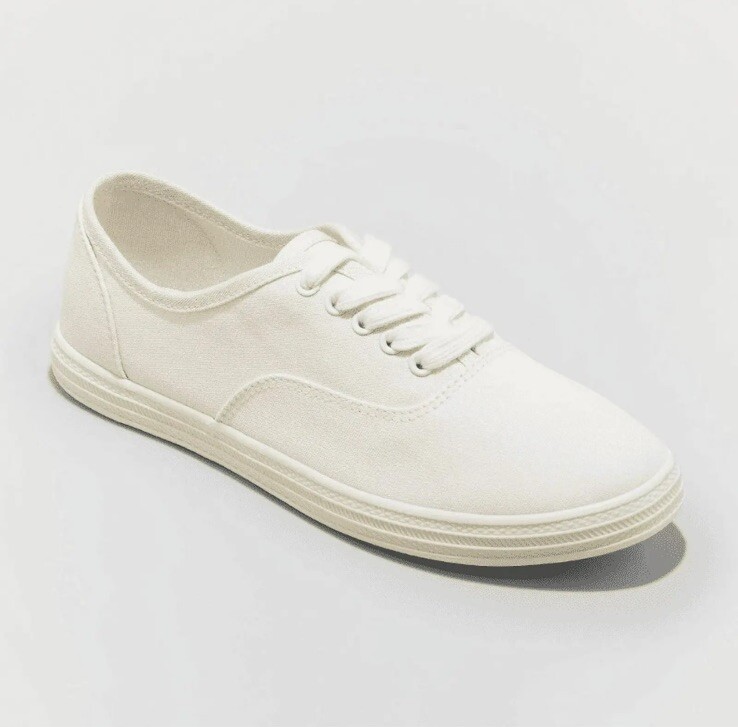 Women’s Lunea Lace-Up Sneakers – Universal Thread White Size 12 FREE SHIPPING