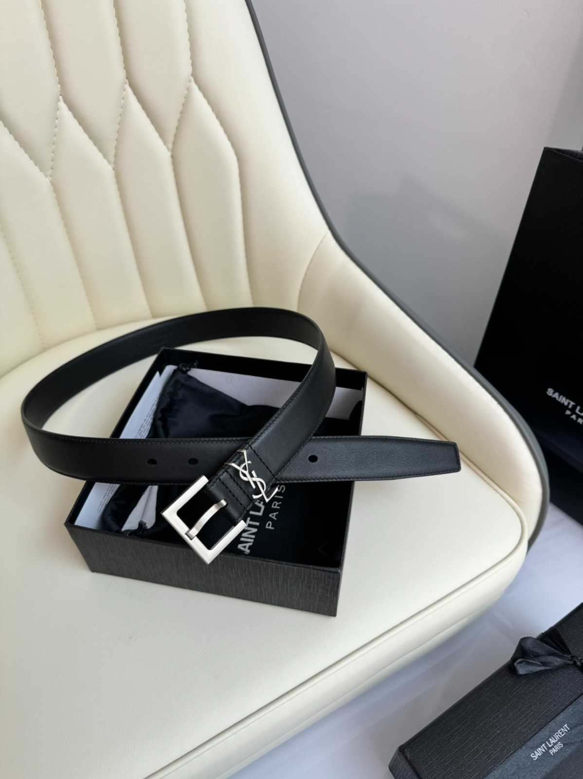 Authentic Yves Saint Laurent Belt for Sale NEW YSL Width:3.0cm/1.18in