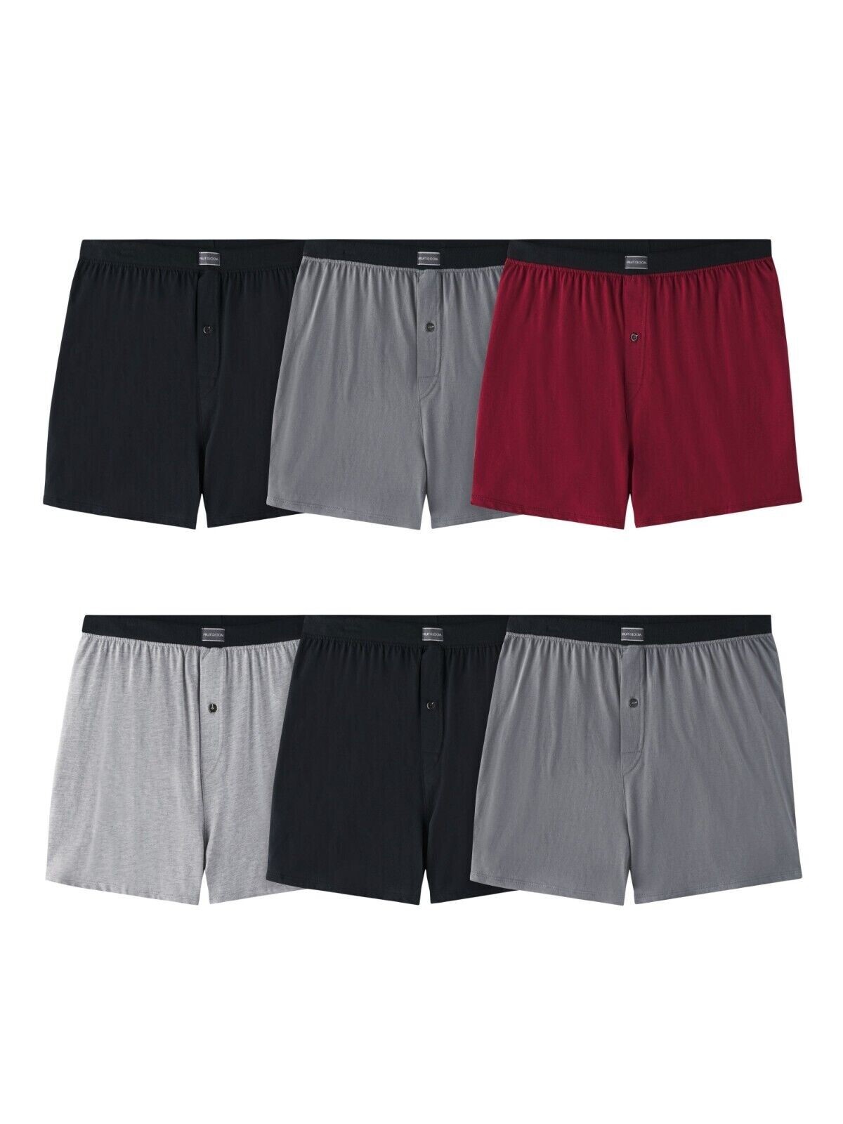 Freshen up the drawer with Fruit of the Loom Men Knit Boxers Soft Fabric 3 or 6