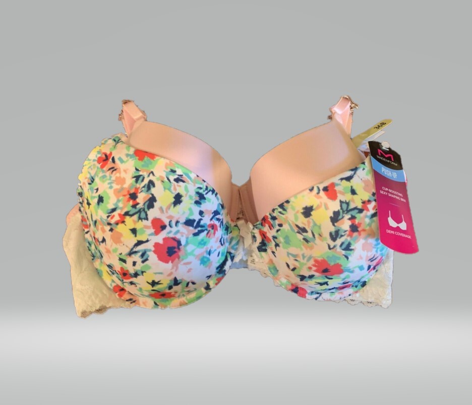 NEW!!! Maidenform 2 Pack “Love The Lift” Push-up Convertible Bra – 36C