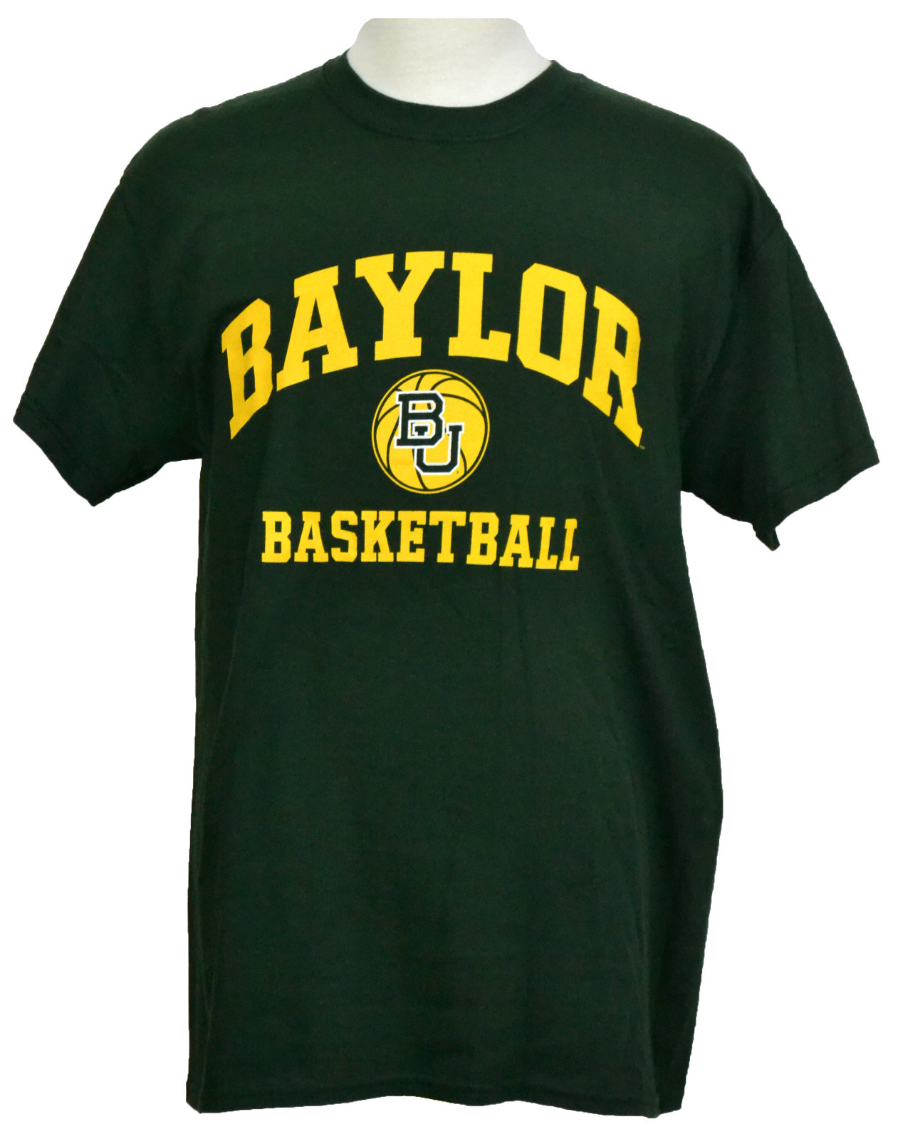 NCAA Baylor Basketball T-shirt Bears Graphic Tee Forest Green Cotton NWT