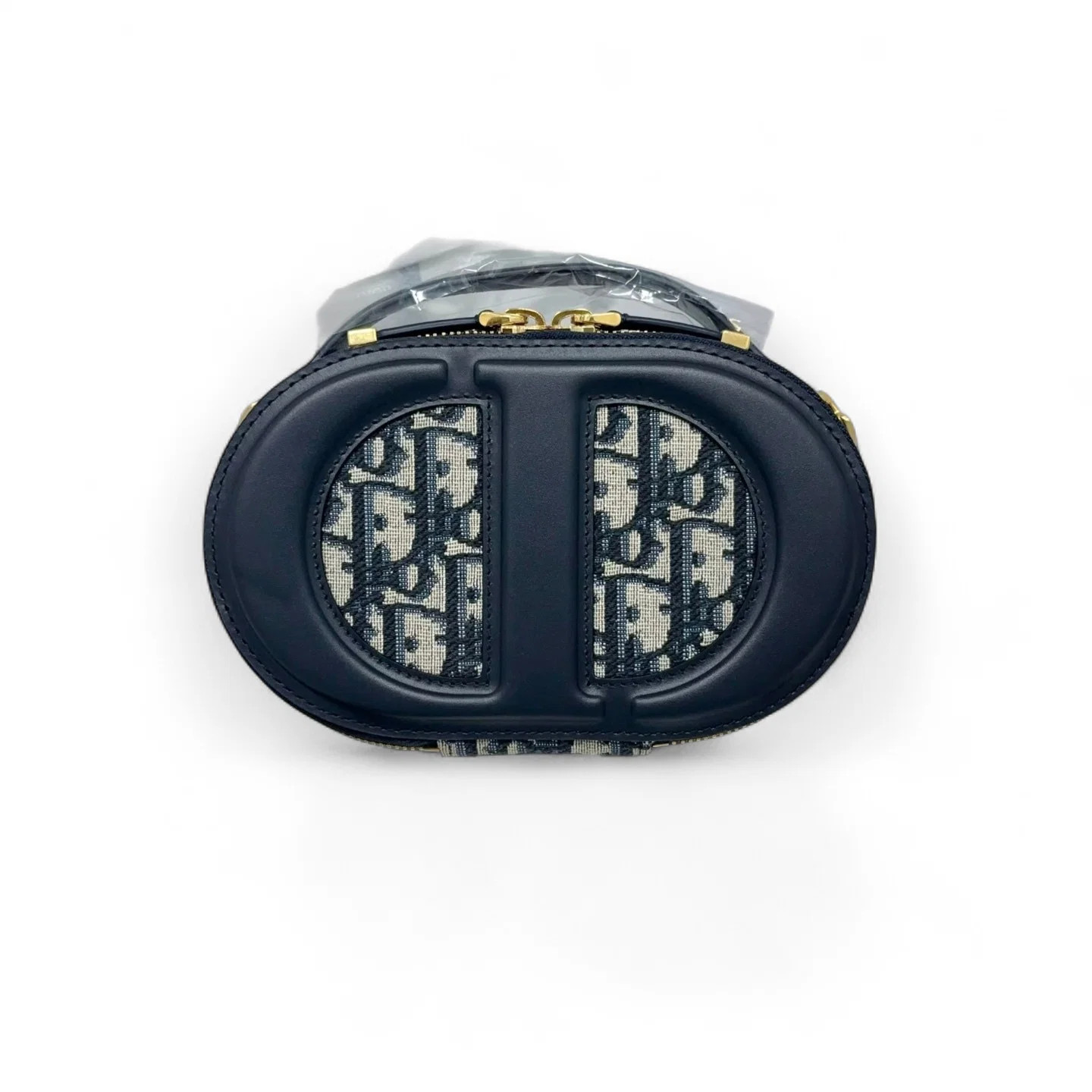 Dior Camera Case Navy Beige Black Oblique (xw072426c6r)