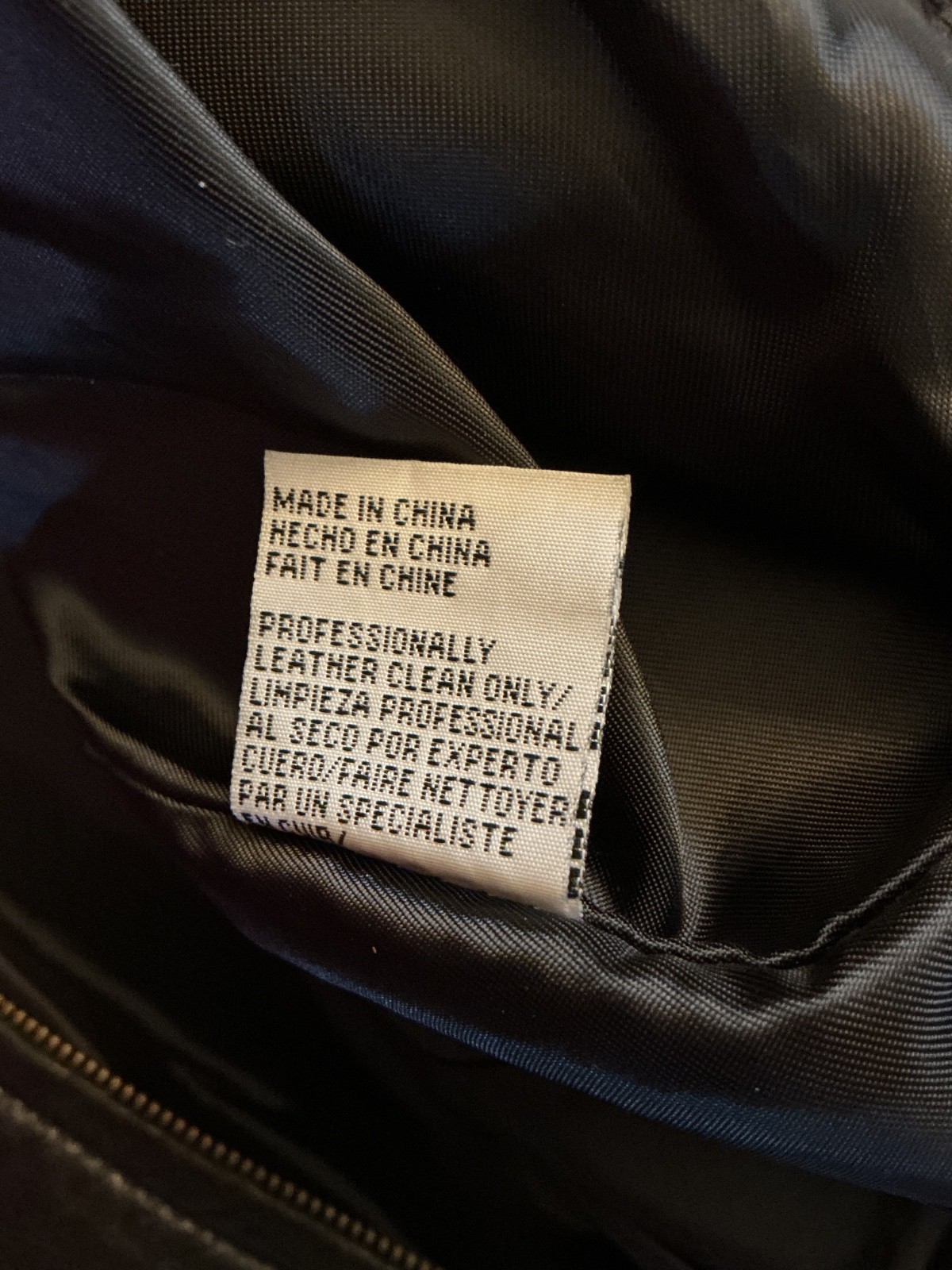 Ladies Dona Michi Black Leather Jacket – Buttery Soft – Size M