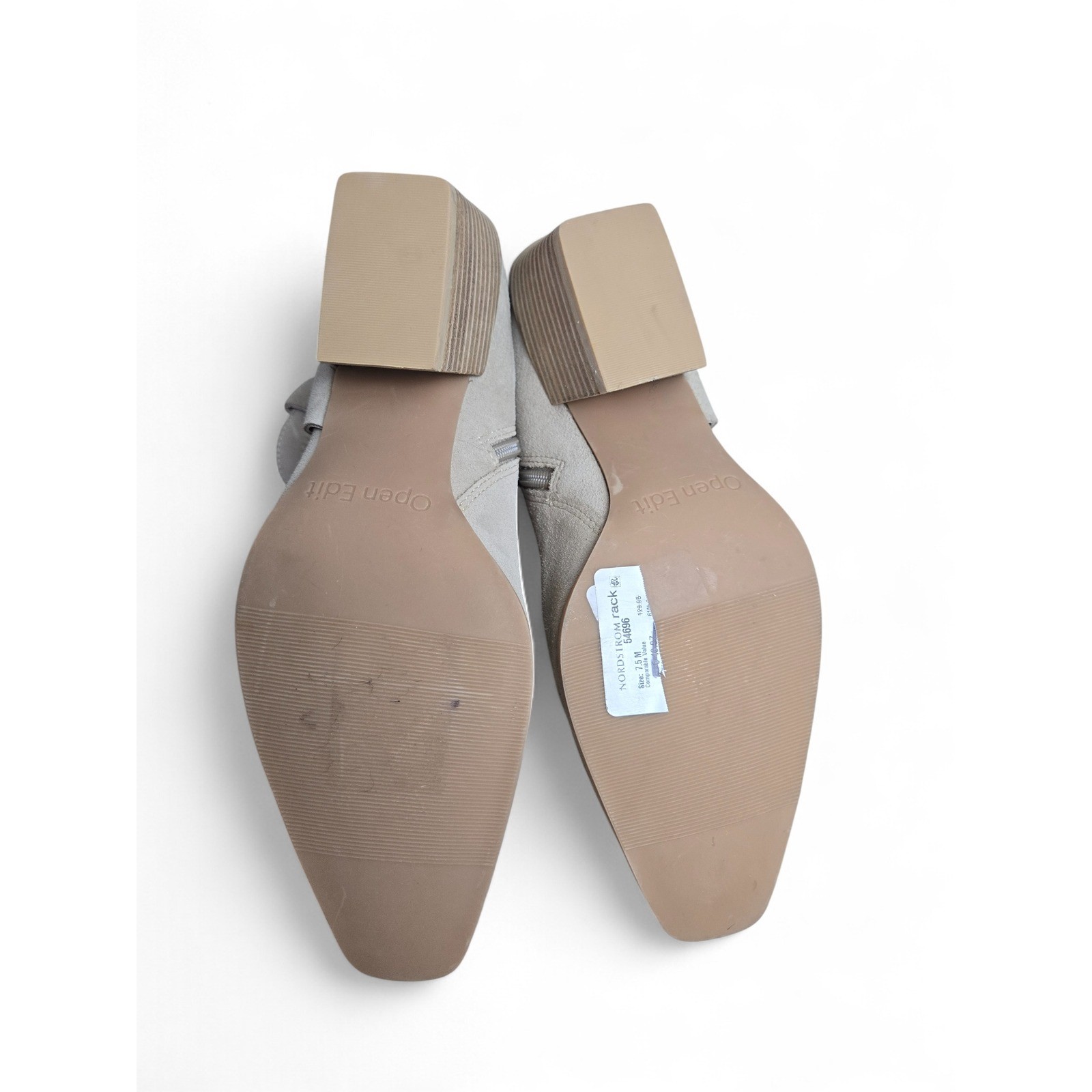 NWT Open Edit Suede Harness Ankle Boot – Size 7.5 (no box)