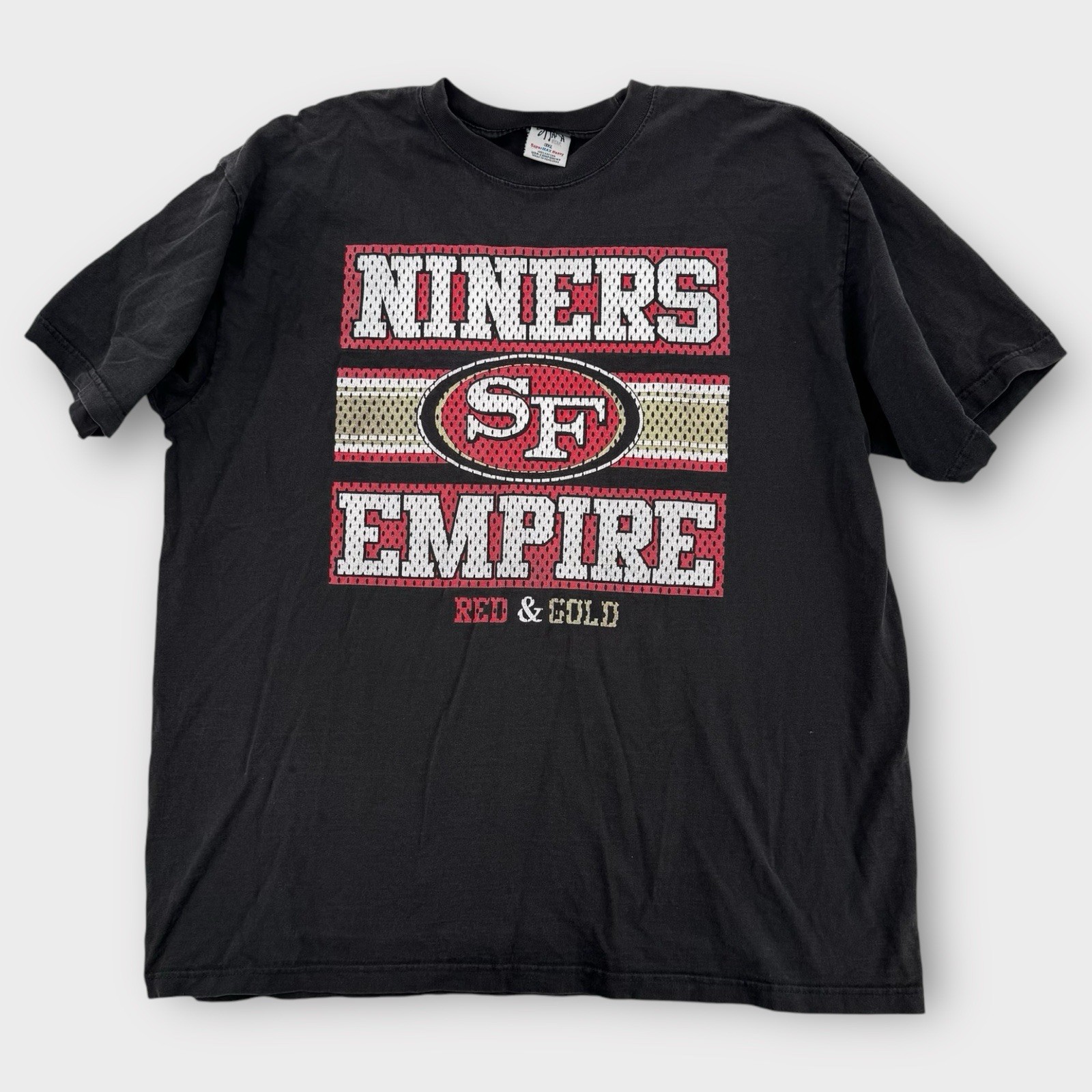 Shaka Wear T-Shirt Mens 3XL Super Max Heavy SF Niners Empire Black Cotton