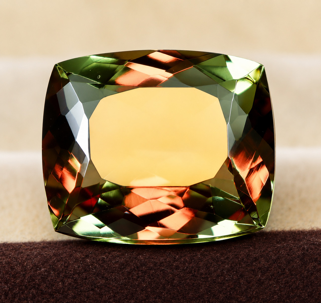 Color Changing Natural Alexandrite 70Ct Cushion Cut Certified Loose Gemstone