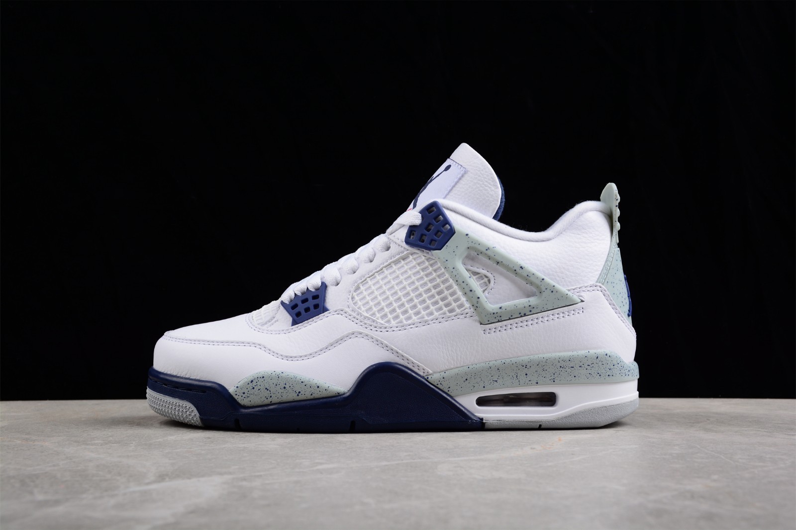 US Size 7-12 Jordan 4 “Midnight Navy” Mid Top Men’s Retro Basketball Shoes