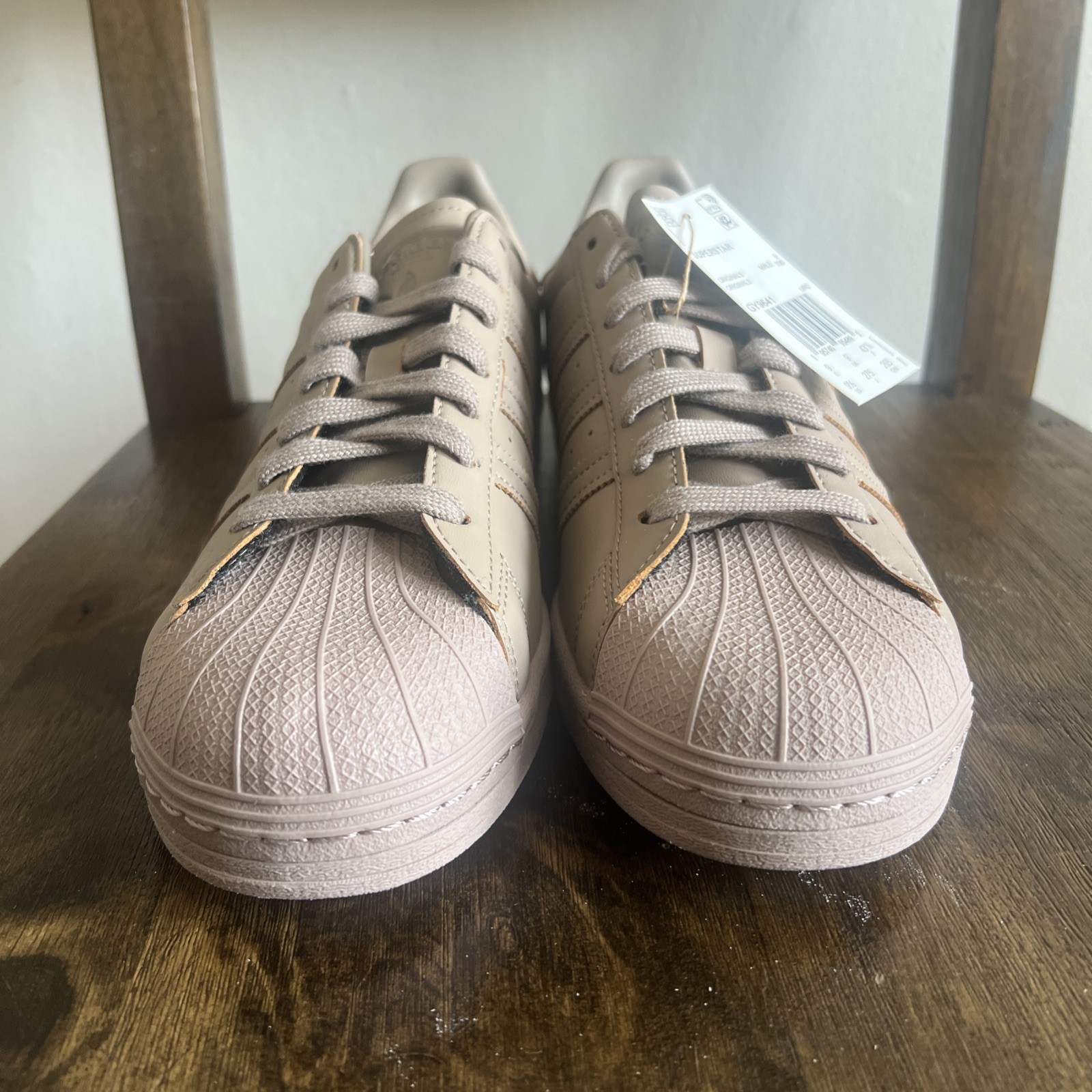 adidas Superstar Originals Chalky Brown Tan Earth GY9641 Men’s Shoe Size 9.5