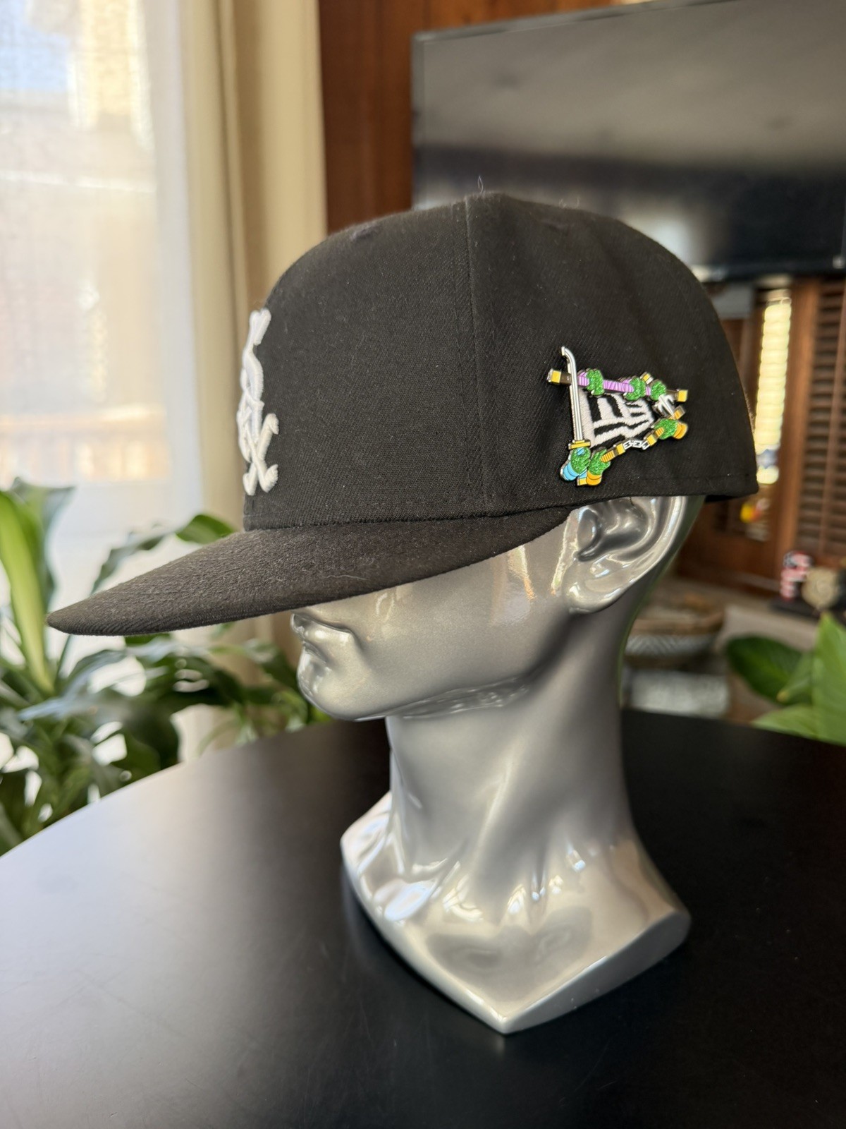 Ninja Turtles Style Hat Pin For New Era Logo