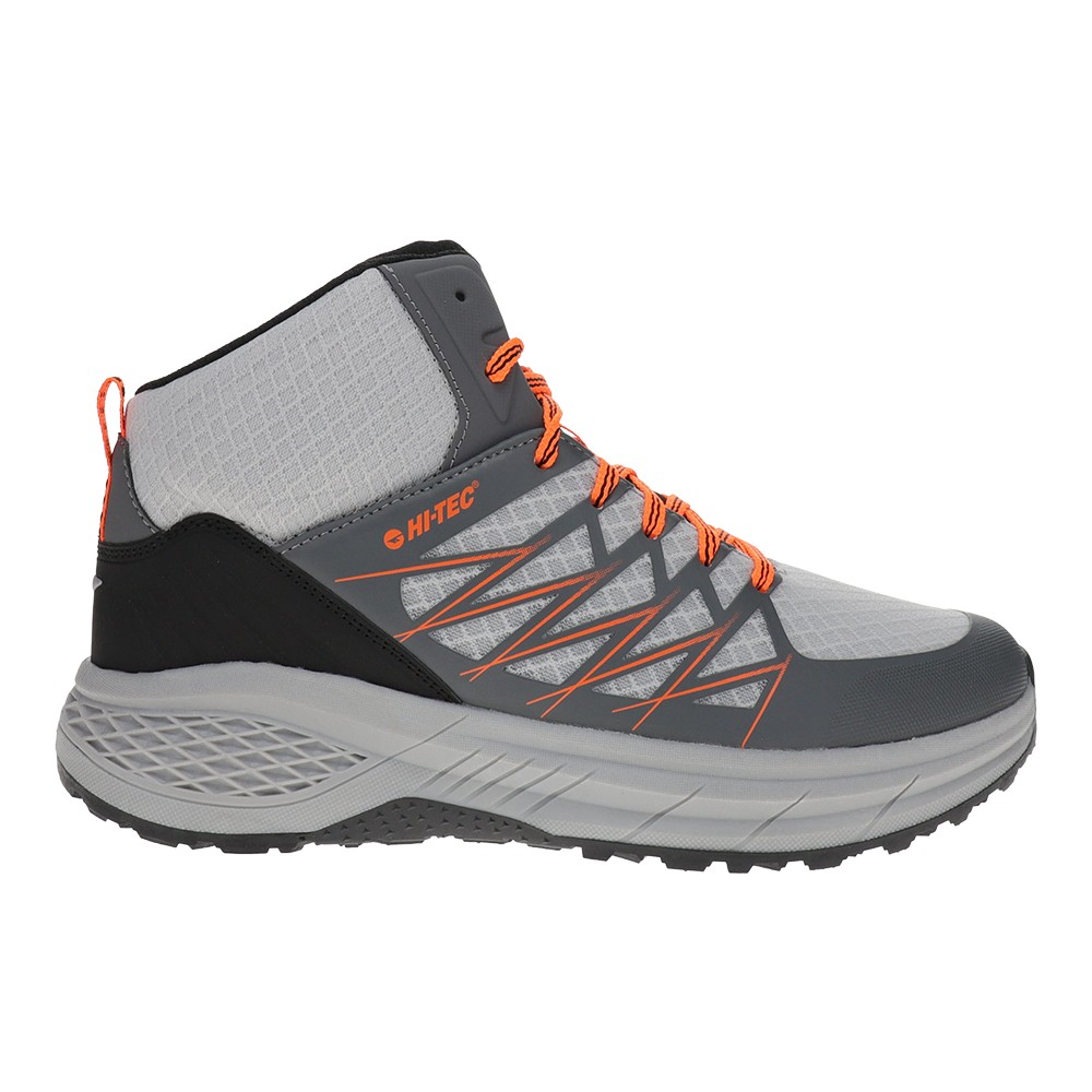 Hi-Tec Ravus Mid Hiking Mens Grey Casual Boots CH80046M-VSO