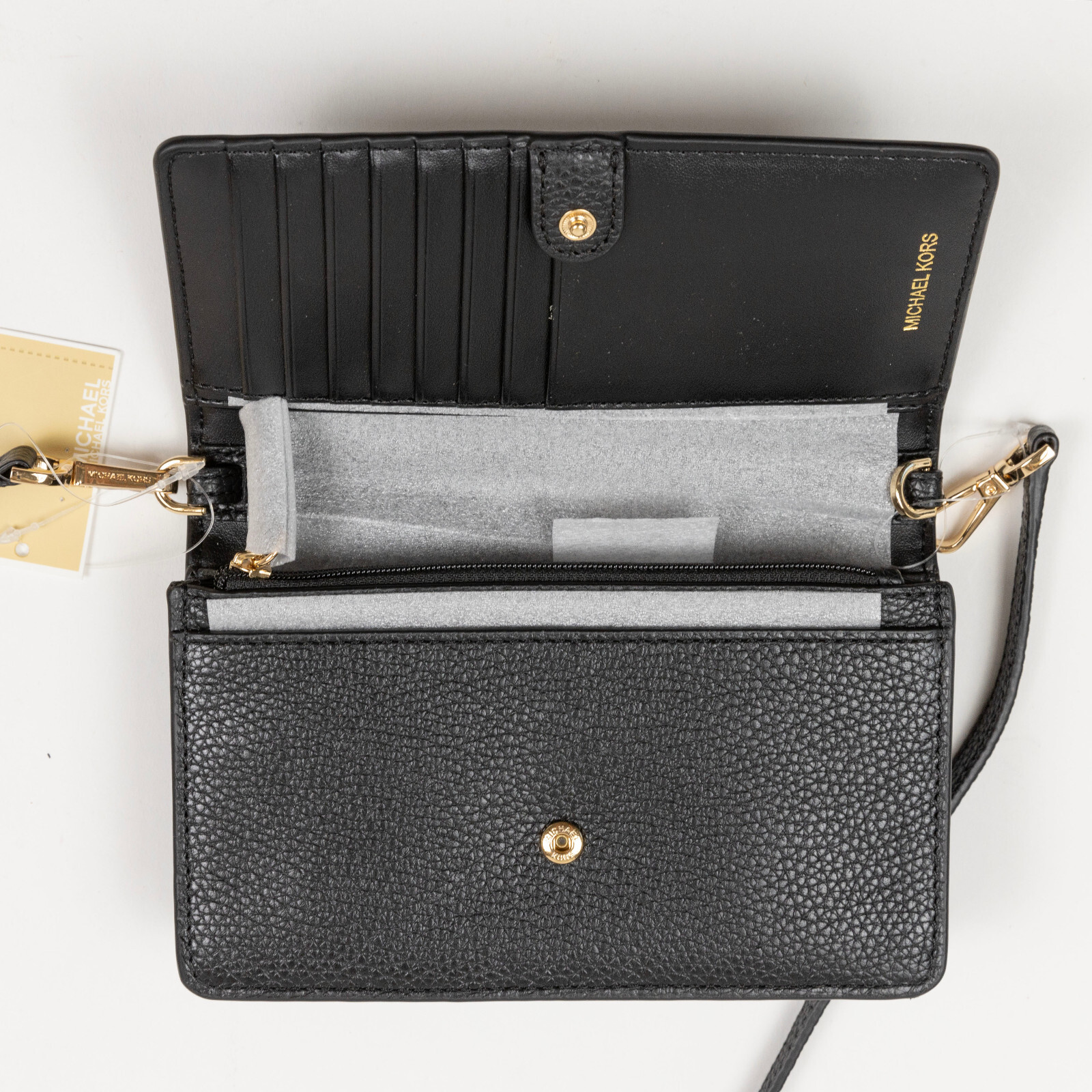 MICHAEL Michael Kors Small Phone Crossbody Bag Defect (as pictured) Black 4493