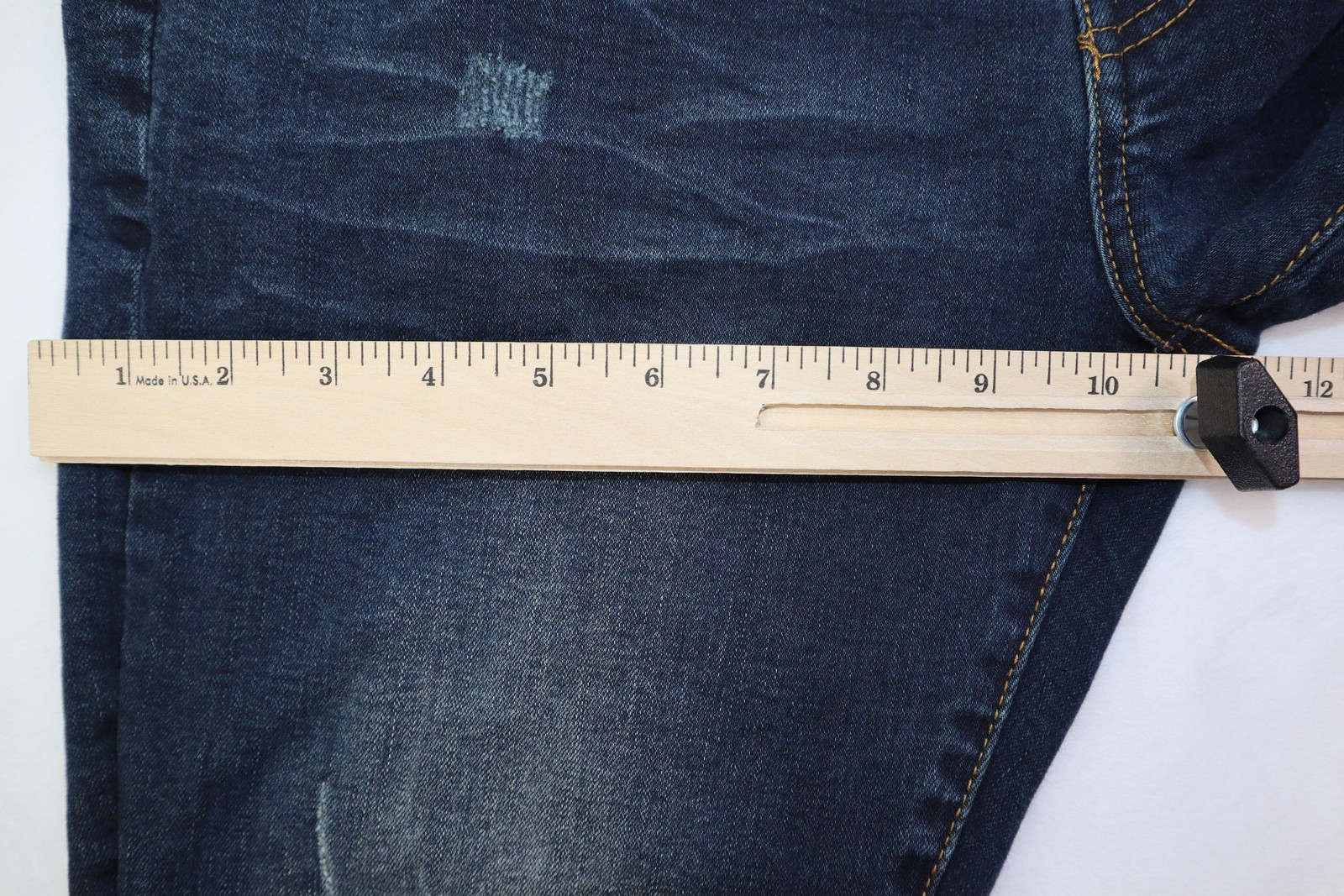 Amiri Jeans Men’s 37×30 Blue Skinny Distressed Studded Ripped Button Fly USA