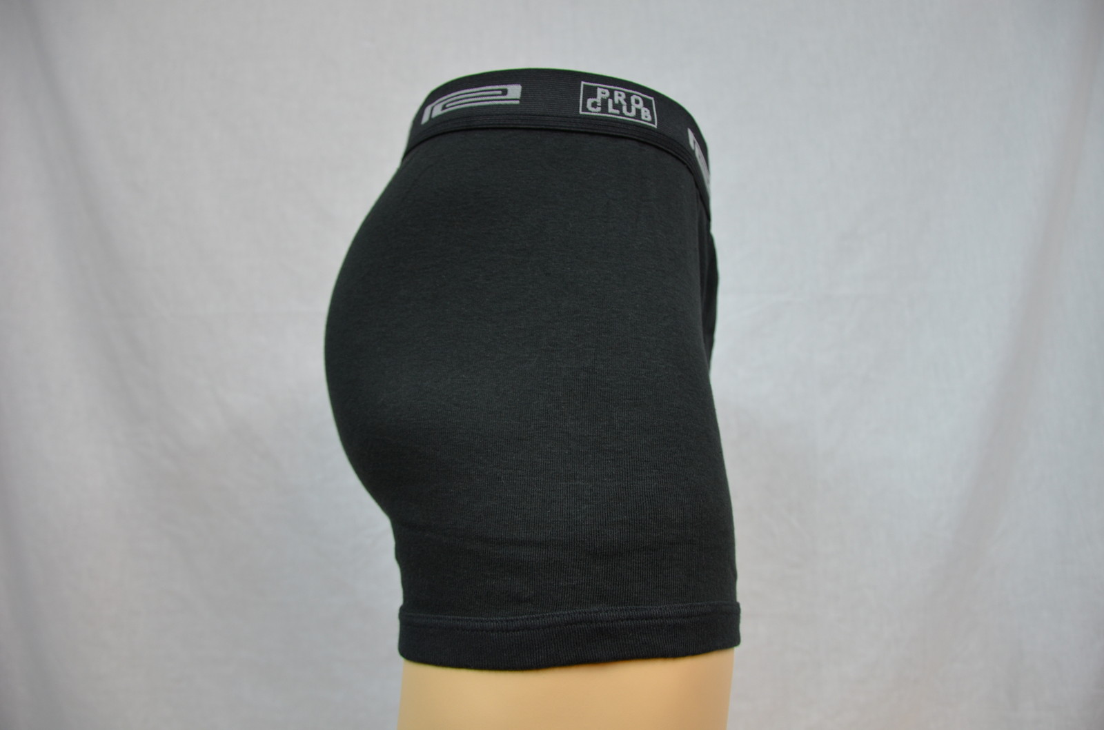 2 NEW PROCLUB BOXER BRIEFS BLACK/GRAY MEN UNDERWEAR SHORTS PRO CLUB S-7XL 2PC