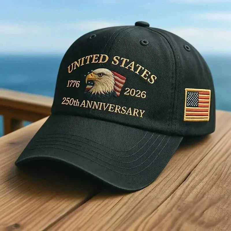 United States 250th Anniversary Baseball Cap – 3D Embroidered Hat***