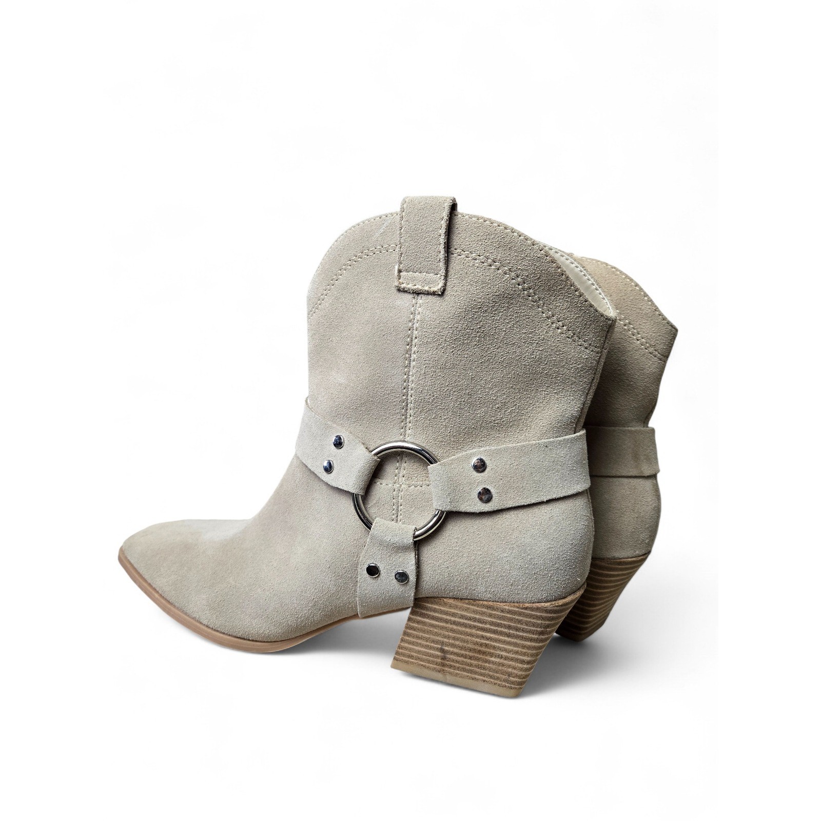 NWT Open Edit Suede Harness Ankle Boot – Size 7.5 (no box)
