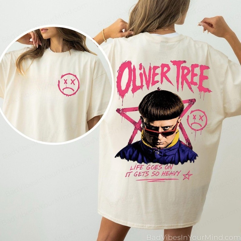 New Popular Oliver Tree Retro 90s Life Goes On Fan Gift Unisex S-5XL Shirt A212