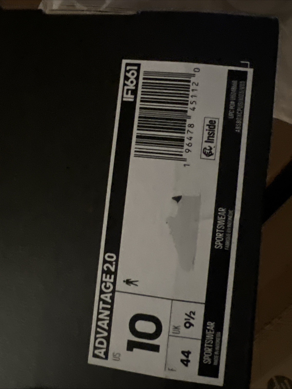 ADIDAS ADVANTAGE 2.0 Men’s NEW Cloud White Athletic Shoes Sneakers US SZ: 10