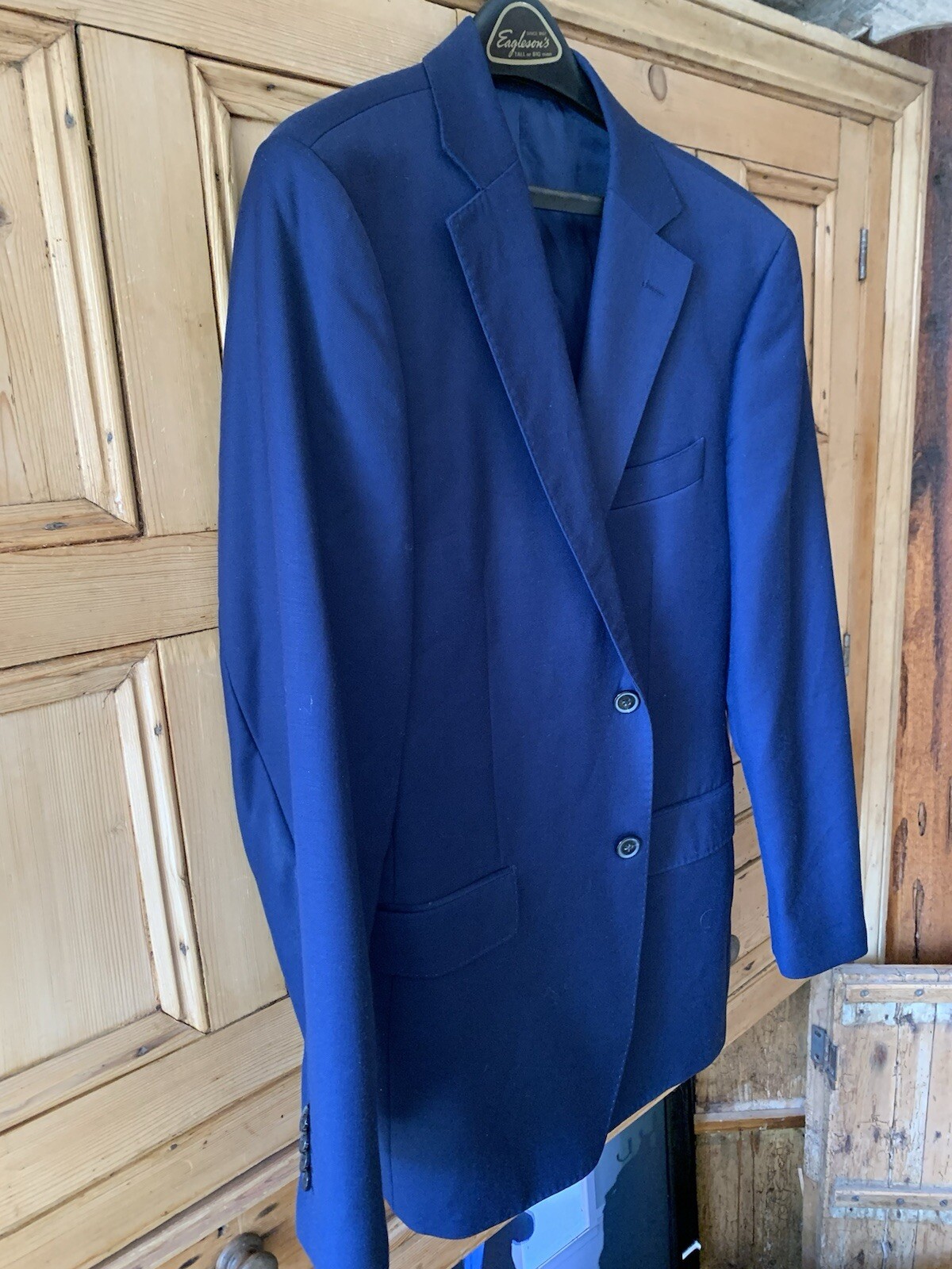 Combatant Gentlemen Navy Blue Blazer Two Button Two Vent Slim 42 Regular