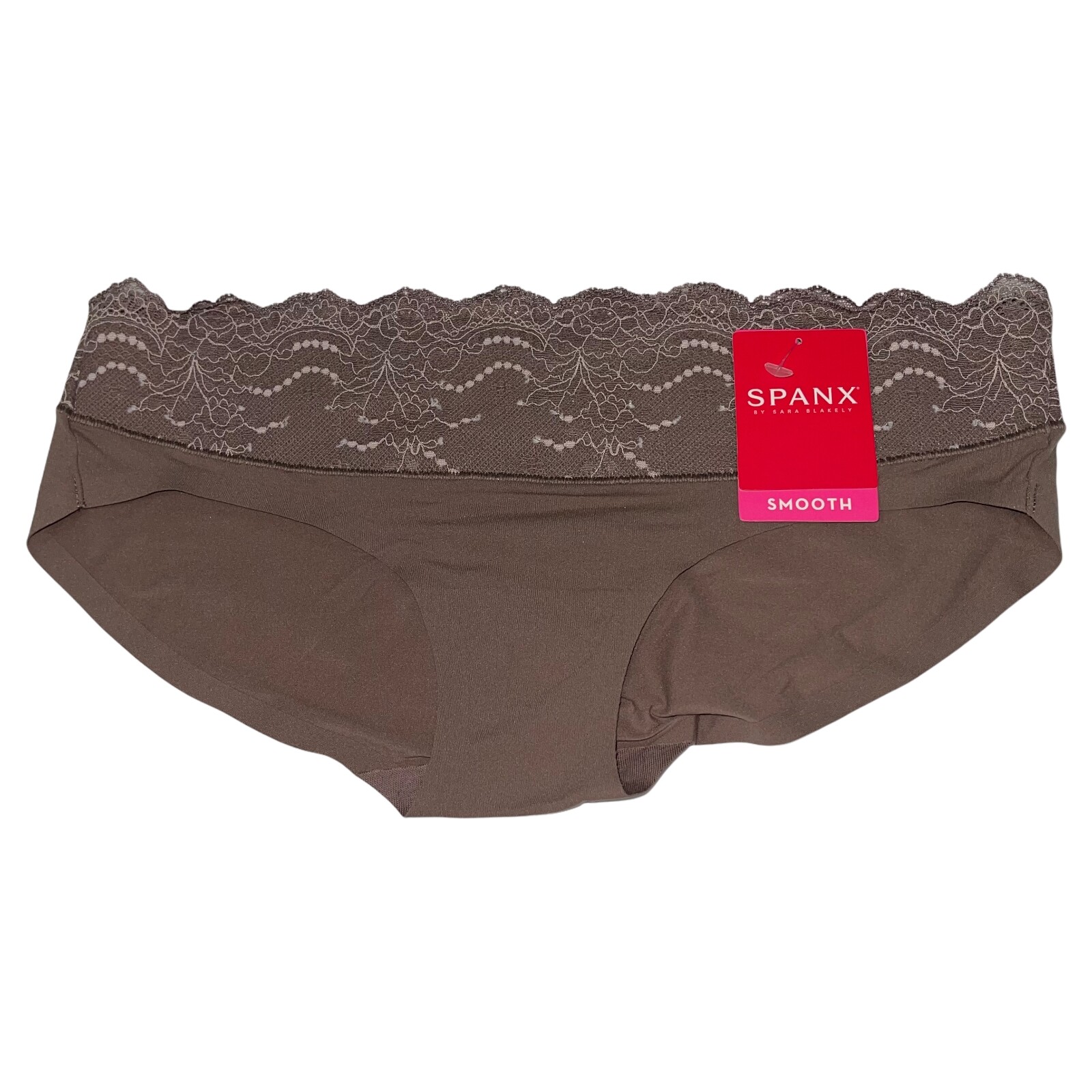Spanx Panty Hipster Lace Waist Smooth Soft Microfiber Undie-Tectable FP2215 HTF