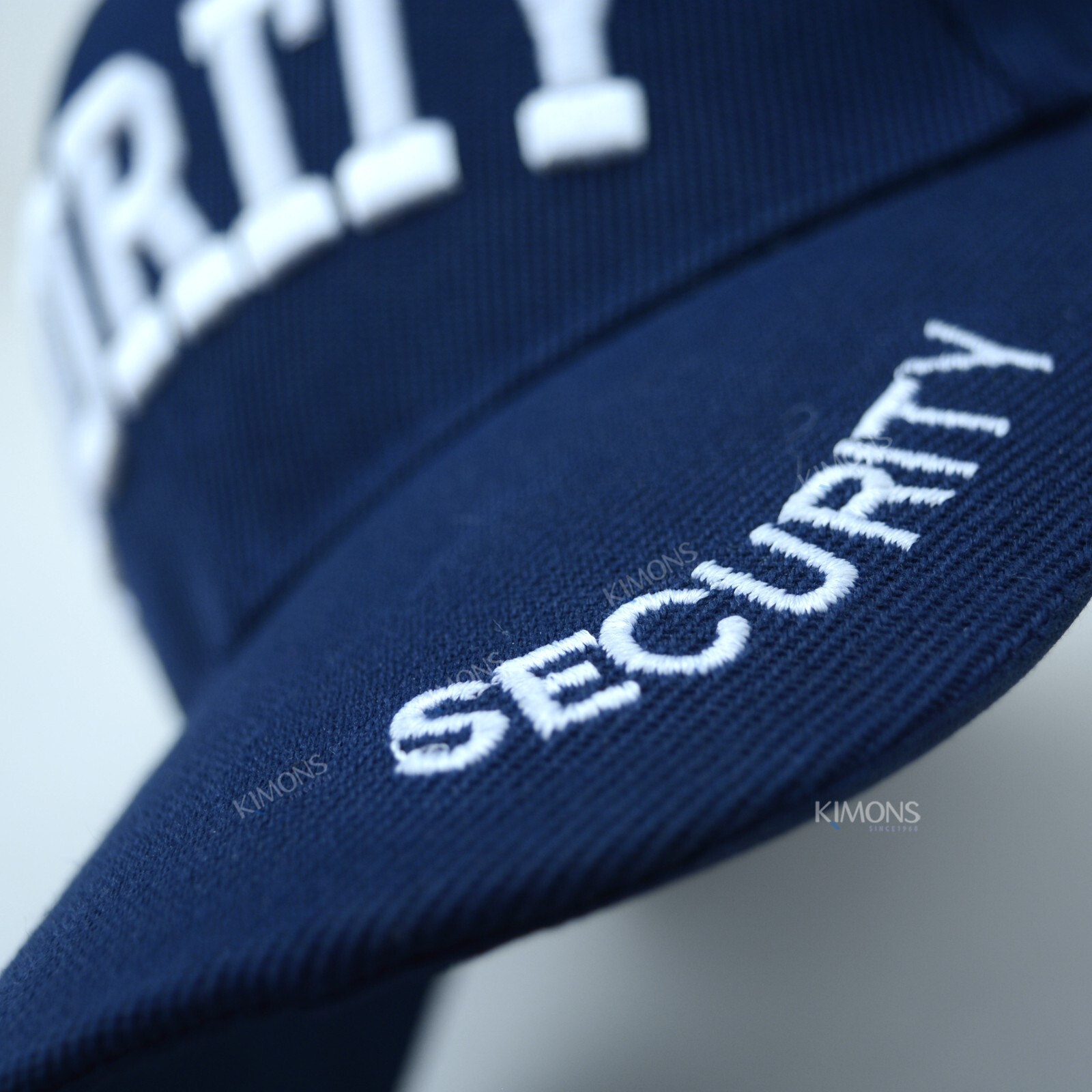 Security Baseball Cap Hat Officer Guard Adjustable Black Embroidered SC-1
