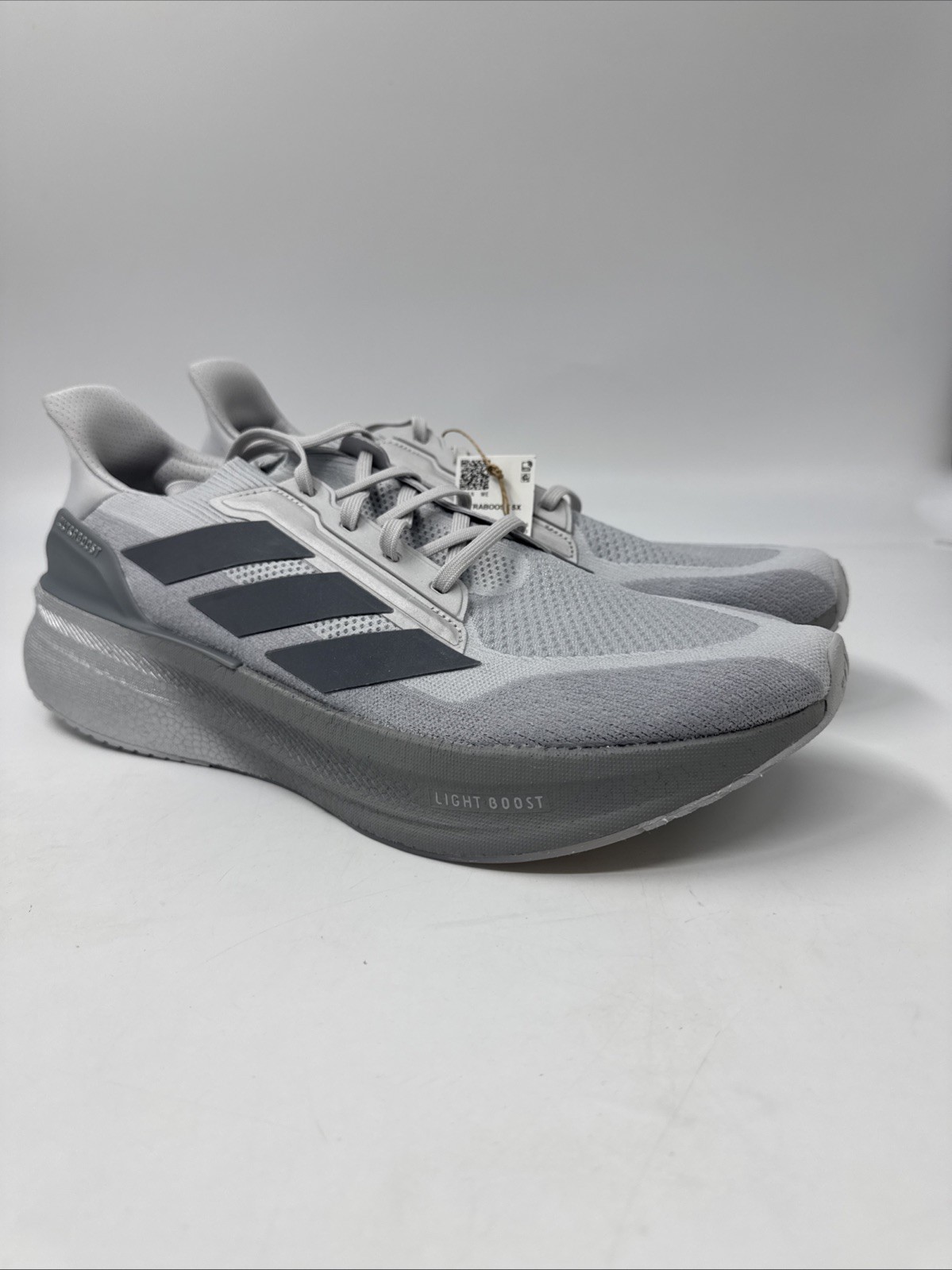 Adidas Ultraboost 5X Grey Halo Silver Running Shoes JQ9077 Men’s Size 17