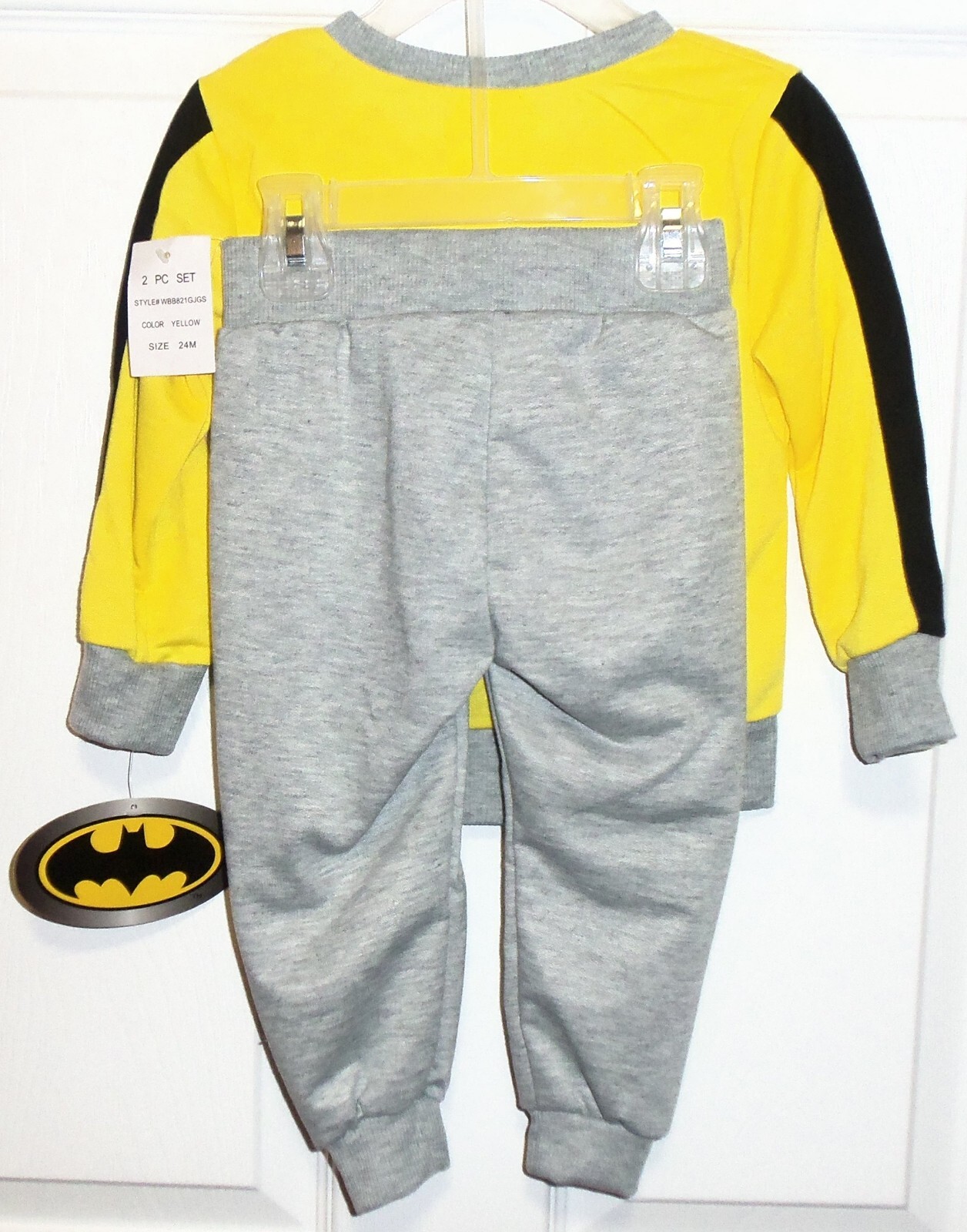 BATMAN Boys 2 pc Pant set Size 24 months NEW “See Description”