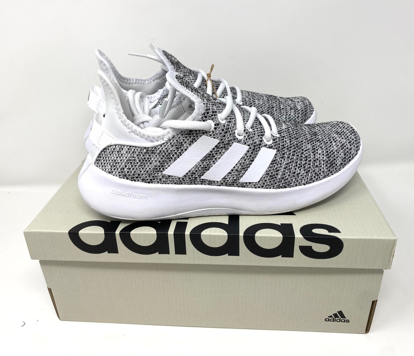 adidas Cloudfoam Pure 2.0 Running Shoe White/White/Black US Women’s Size 6.0