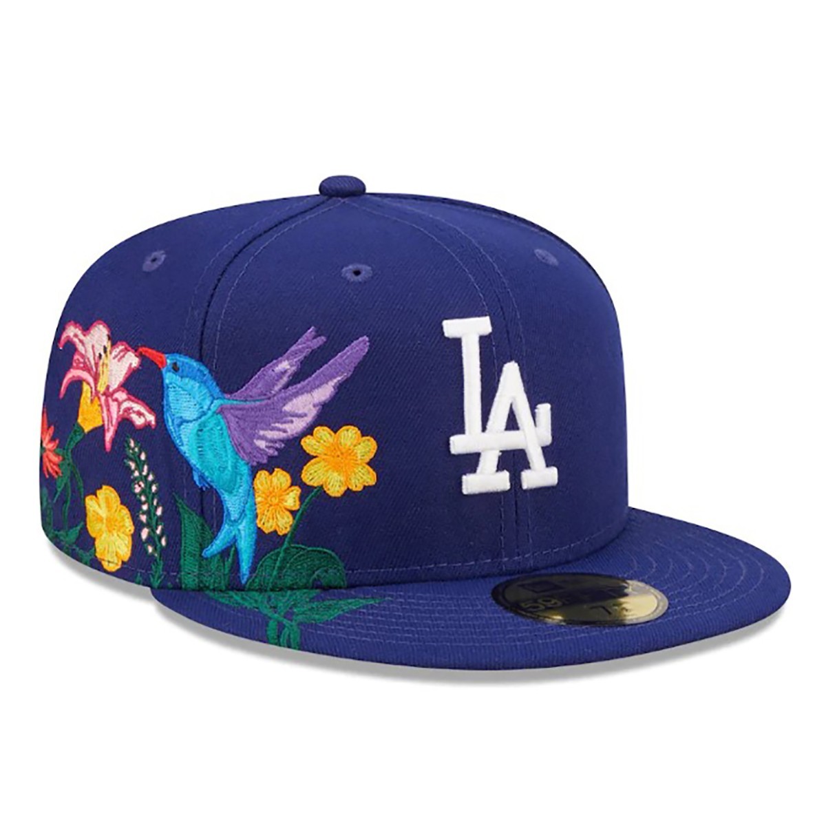 Brand New 59FIFTY Baseball Cap – MLB LA Dodgers Blooming Royal Blue Fitted Hat