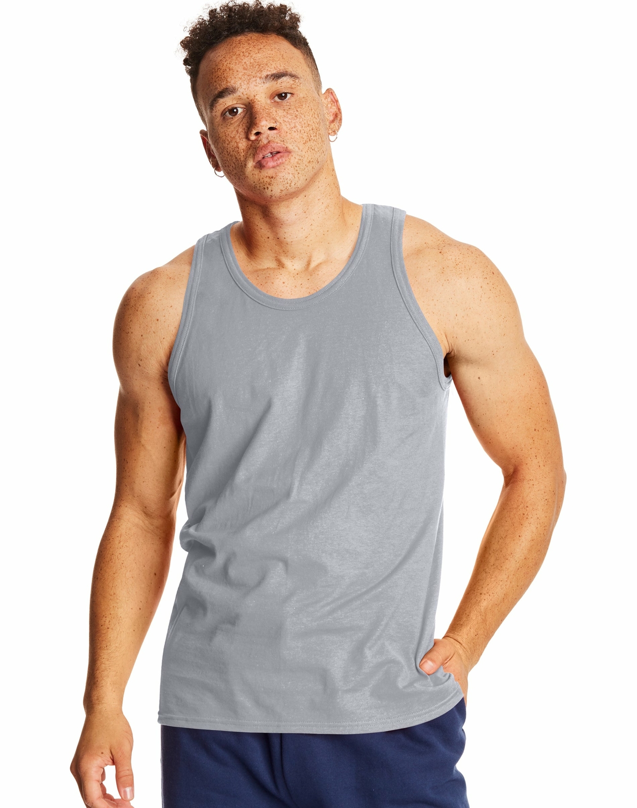 Hanes 2-Pack Tank Tee X-Temp Men’s Performance Sleeveless T-Shirt Workout Gym