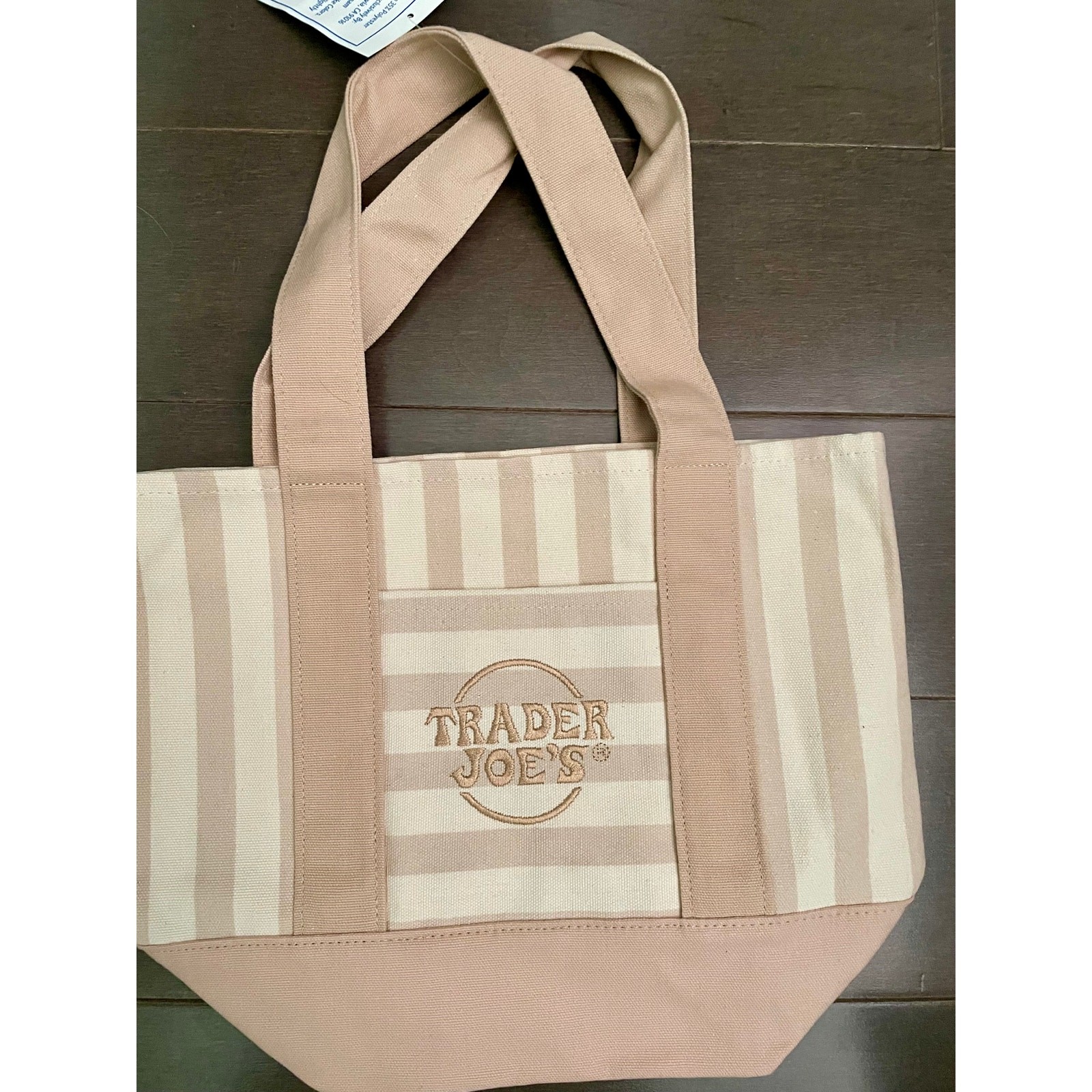 Tan Trader Joe’s 2026 Summer Mini Tote Exclusive