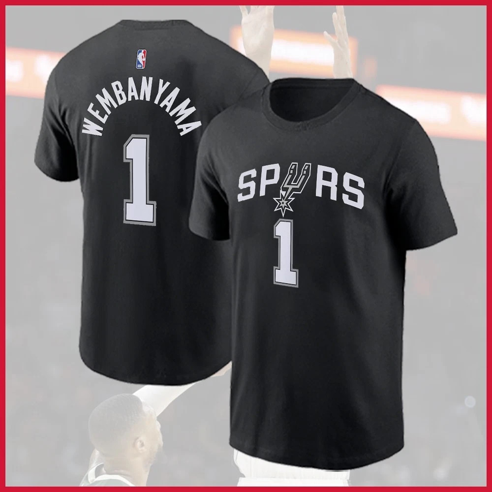 Victor Wembanyama #1 Name & Number Fan Tee S-4XL