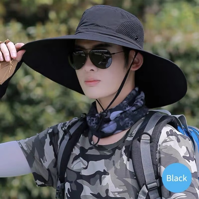 UV Protective Sun Hat- Breathable Wide Brim for Men/Women,Summer Fishing&Camping