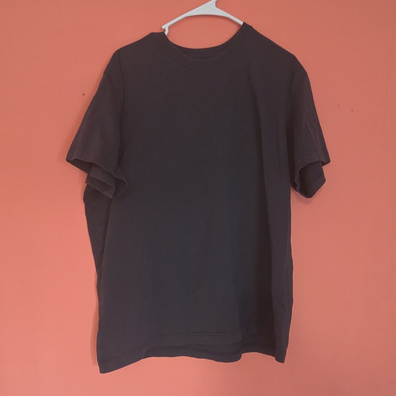 Eddie Bauer LegendWash Men’s Solid Crew Neck Short Sleeve Black Logo Tee XL