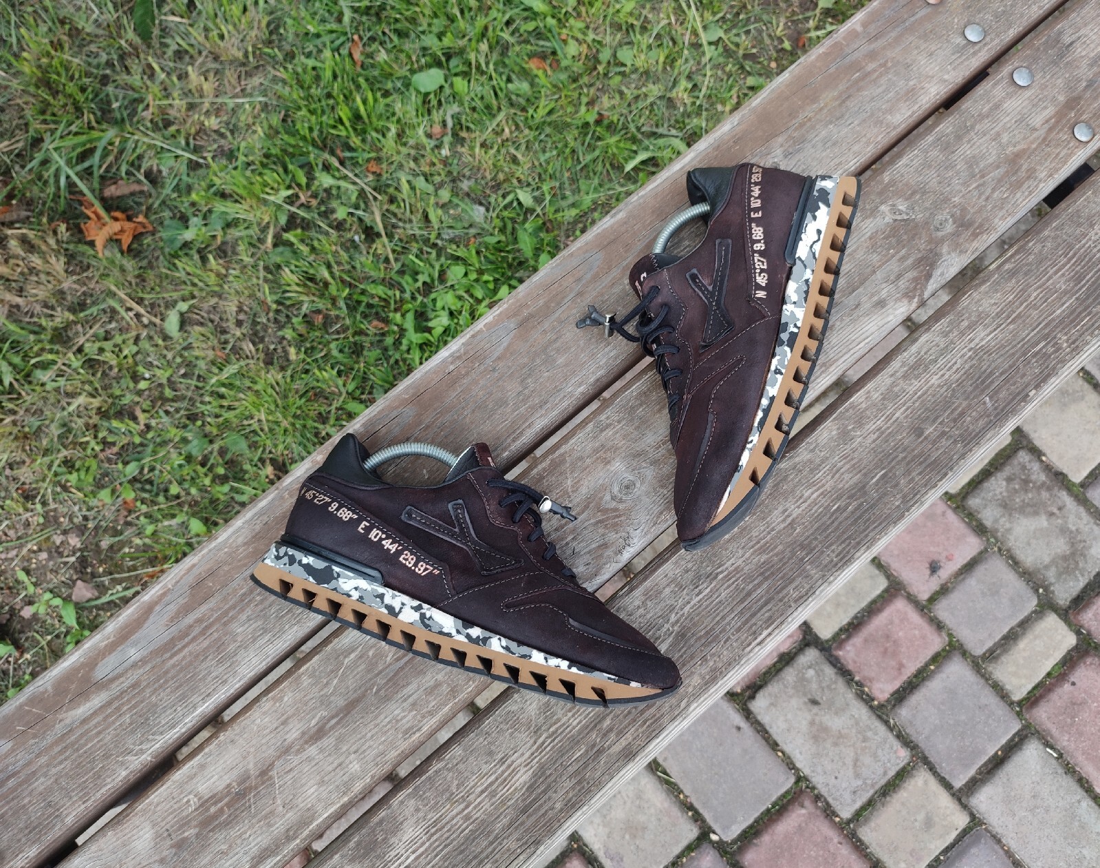 A.S. 98 Airstep Men’s Snap Leather Sneakers Italian Leather Shoes EU 40 US 6.5-7