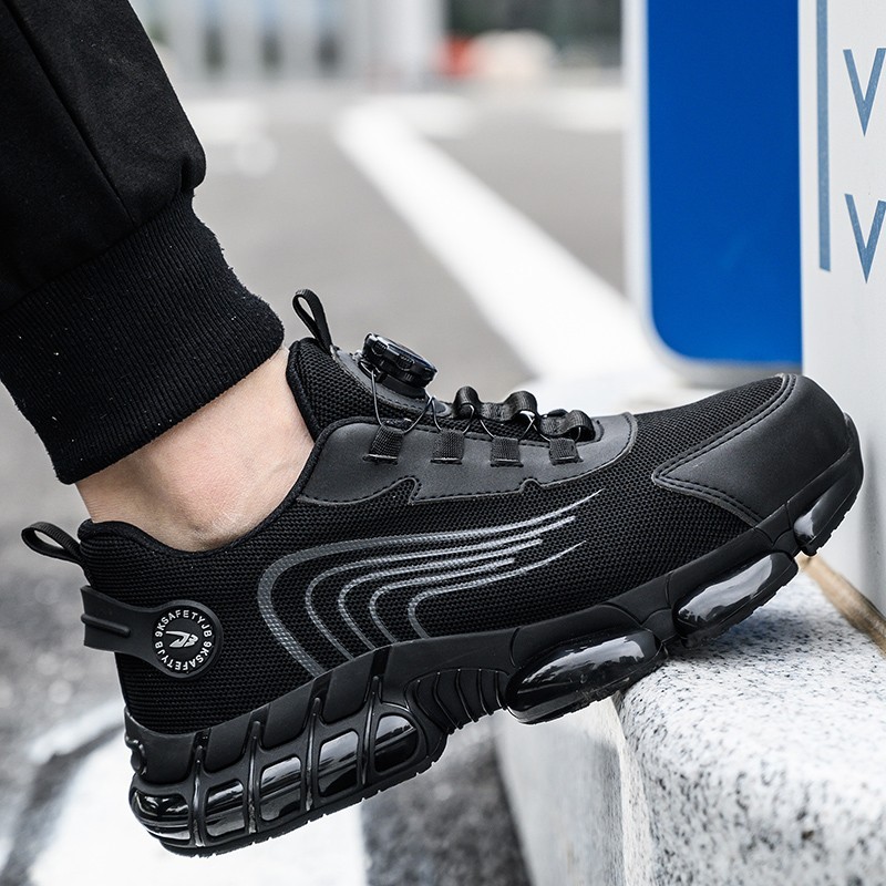 New Work Sneakers Steel Toe Shoes Men Safety Shoes Puncture-Proof Work Shoes